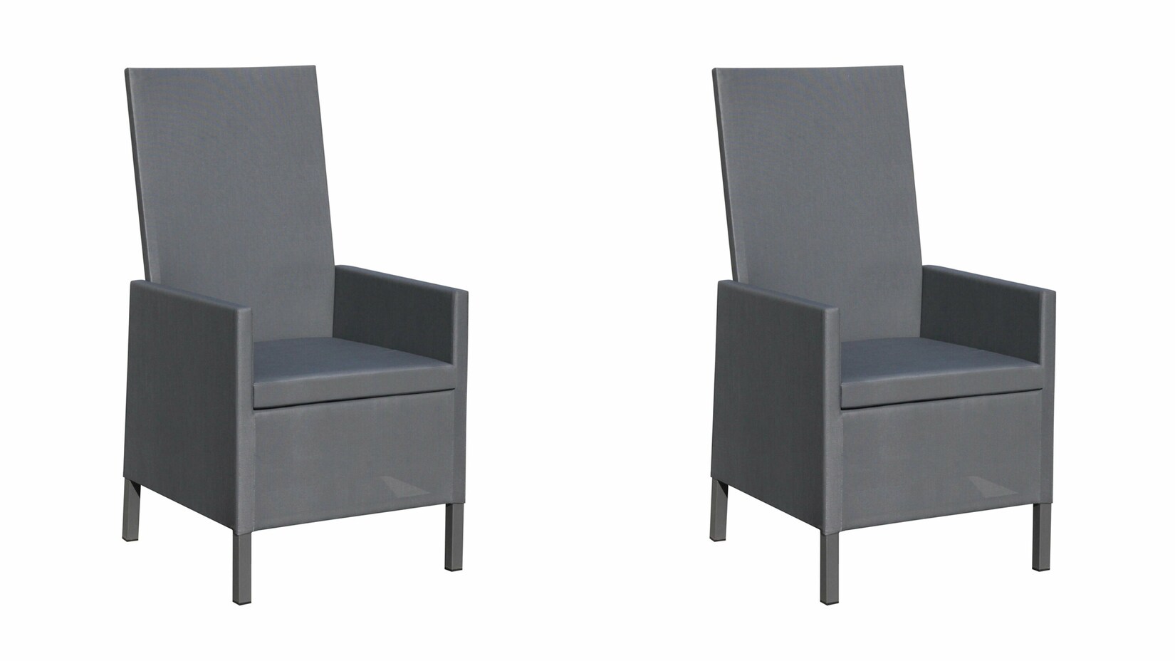 Grasekamp 2 Stück Premium Hochlehner Sol aus  Aluminium | 04001827119629