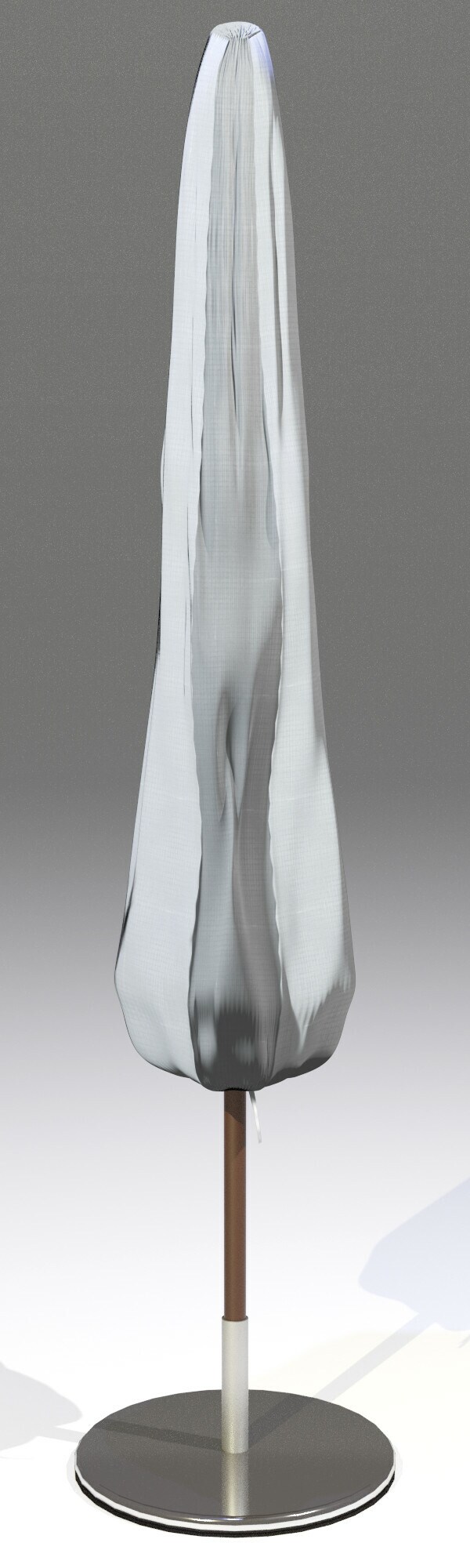 Grasekamp Sonnenschirm-H&uuml;lle 450 cm Plane Haube  Schutzh&uuml;lle Wei&szlig; - Bild 1