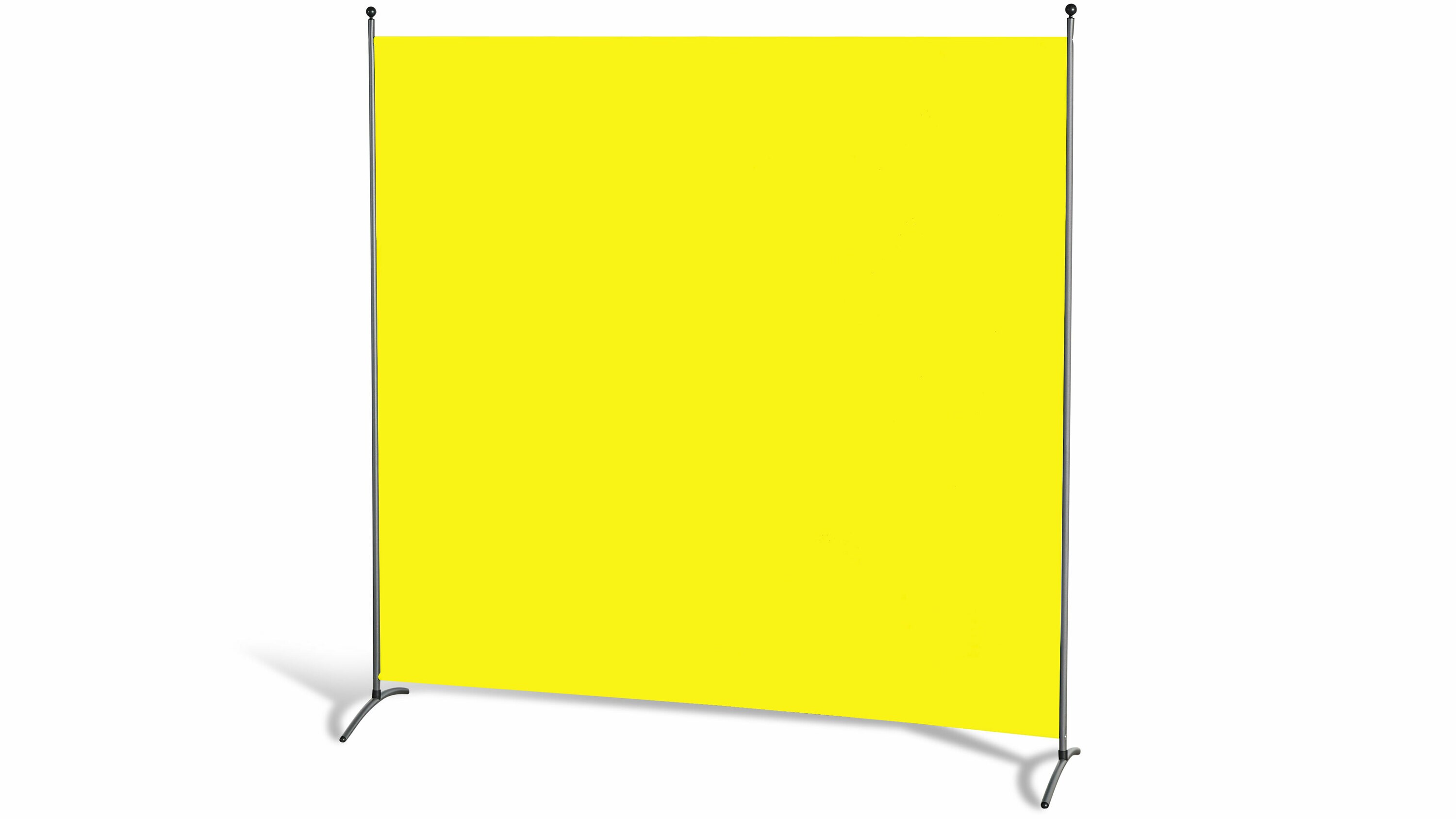 Grasekamp Stellwand 180 x 180 cm - Gelb - Paravent  Raumteiler Trennwand Sichtschutz - Bild 1