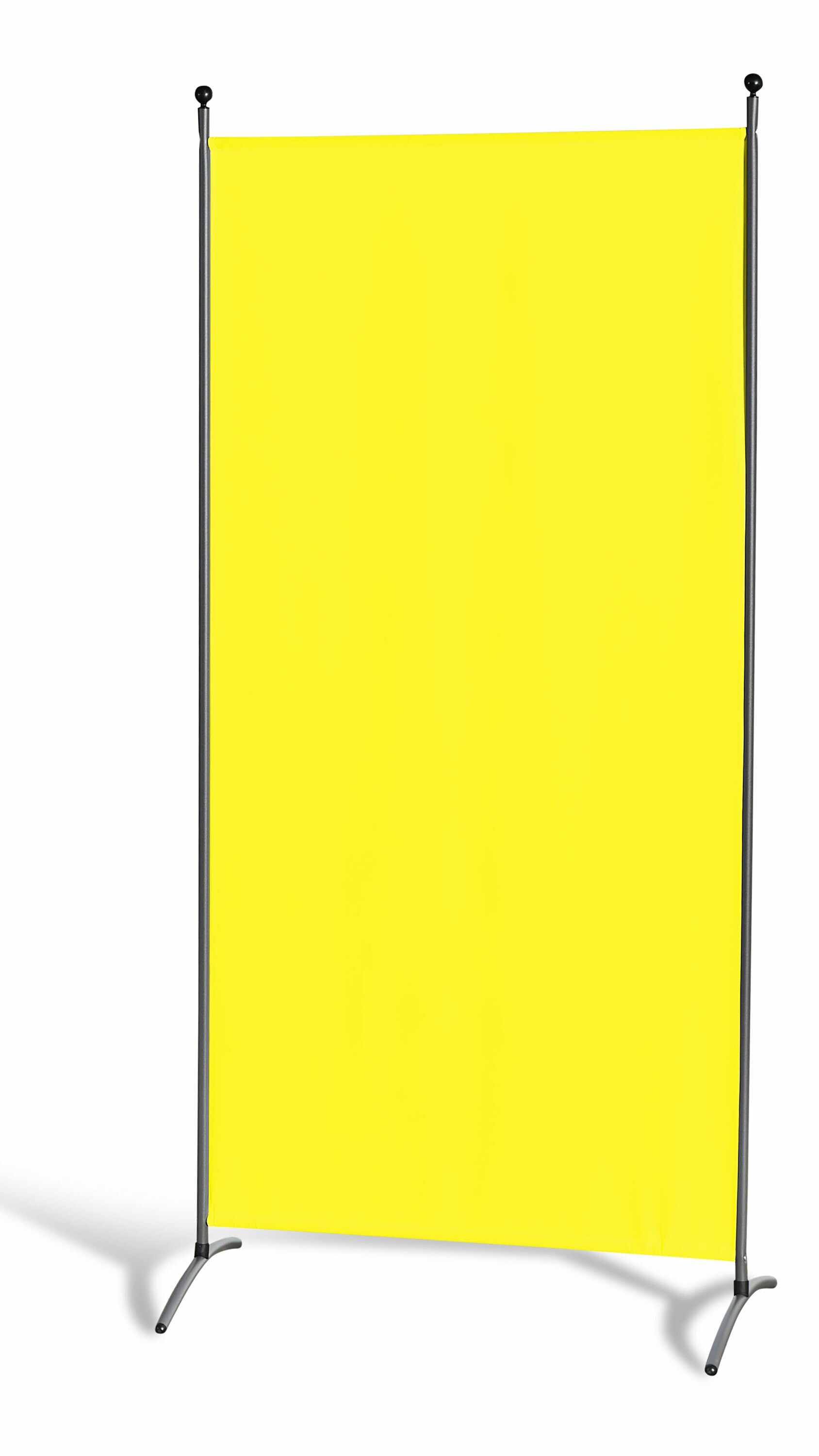 Grasekamp Stellwand 85 x 180 cm - Gelb - Paravent  Raumteiler Trennwand Sichtschutz - Bild 1