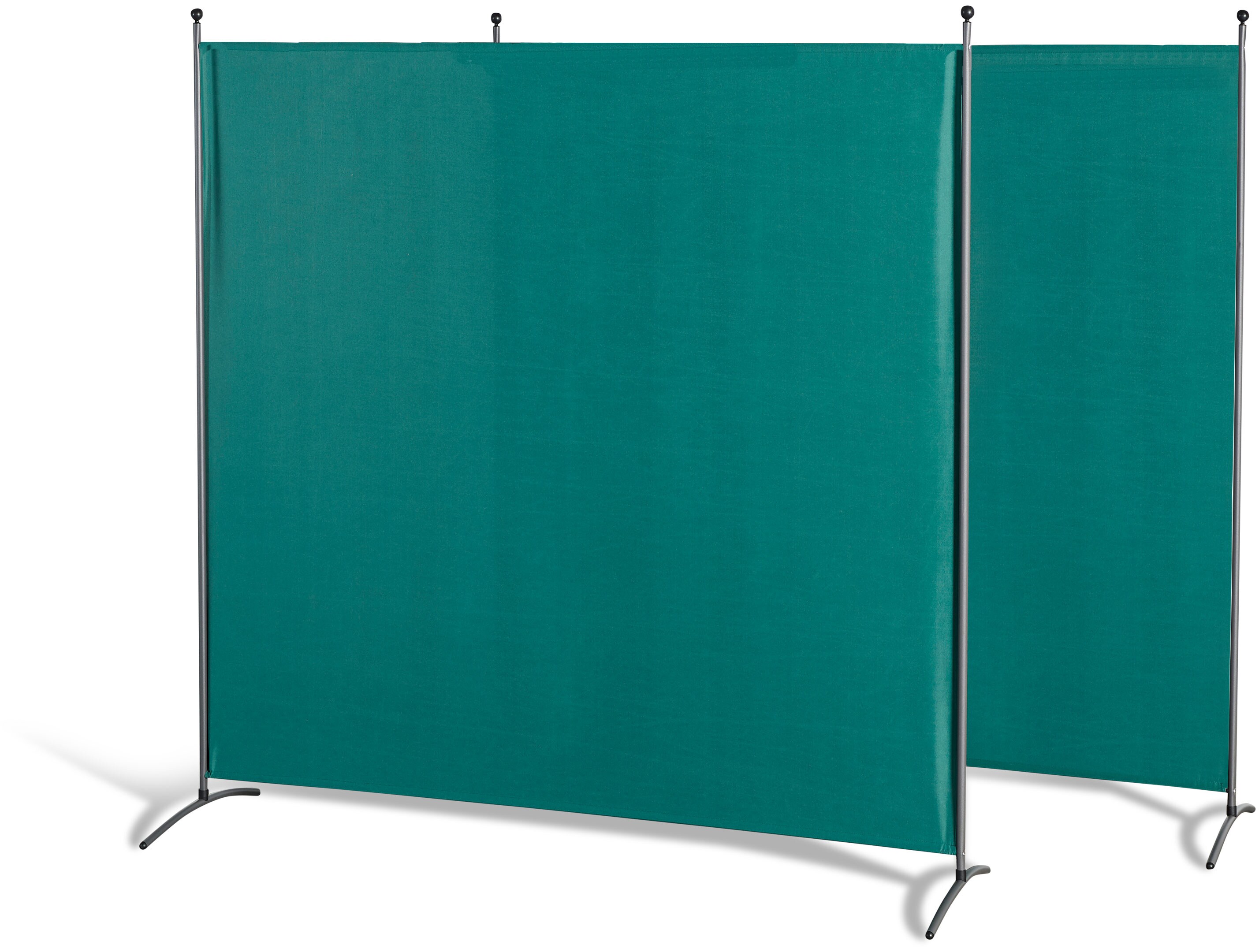 Grasekamp Doppelpack Stellwand 180x180 cm - gr&uuml;n -  Paravent Raumteiler Trennwand  Sichtschutz - Bild 1
