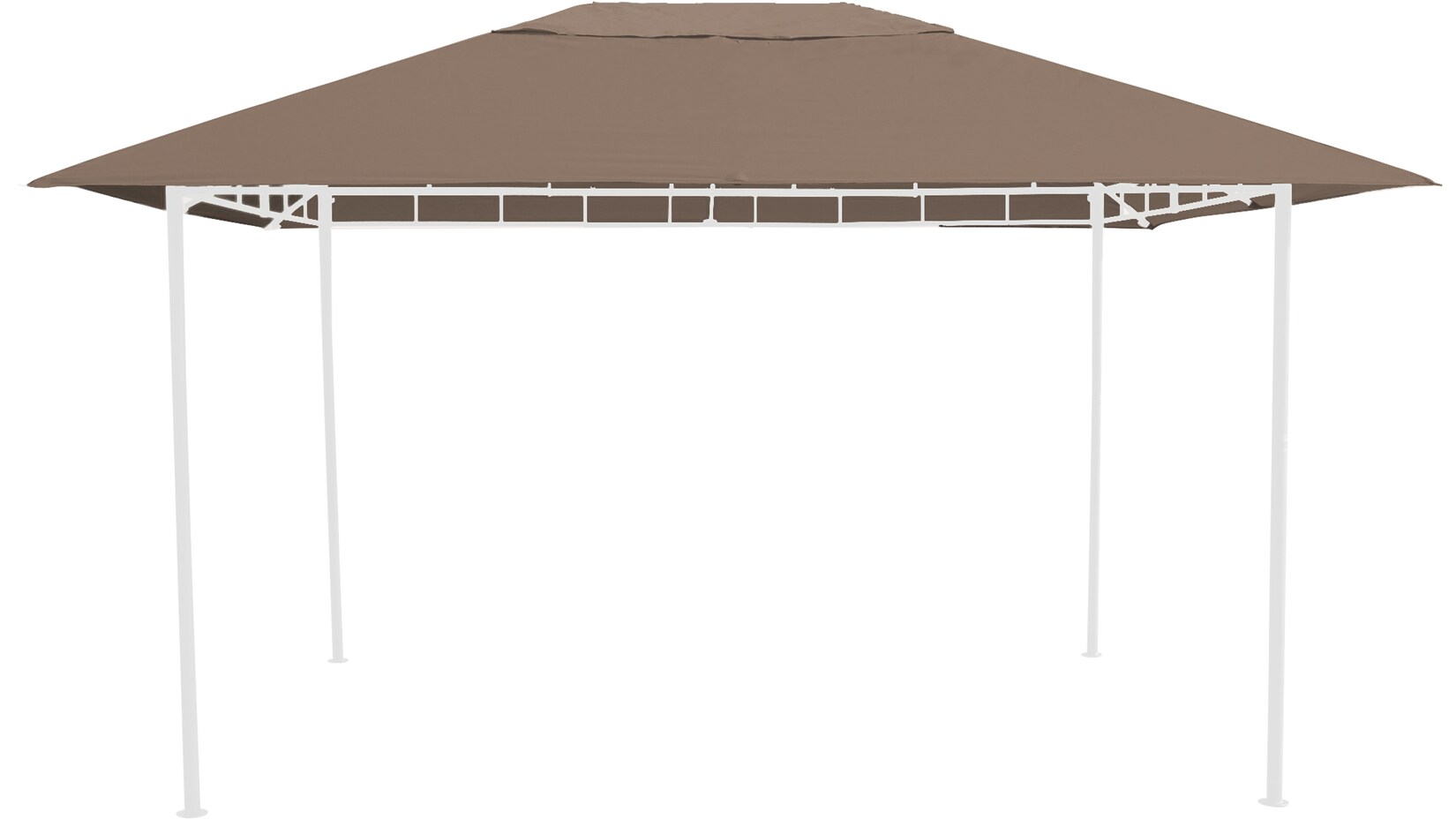 Ersatzdach 3x4m Taupe zu Gartenpavillon  Antik Pavillon Partyzelt