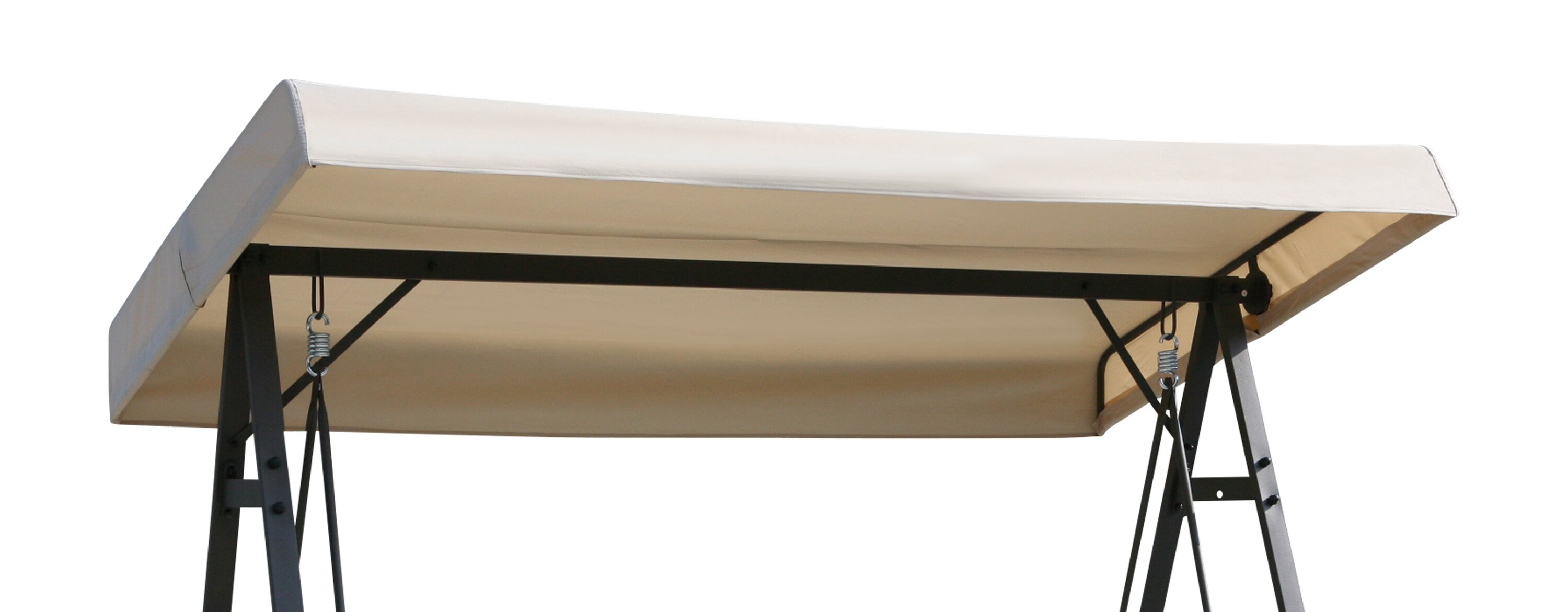 GRASEKAMP Ersatzdach Für Hollywoodschaukel - Universal Bezug Beige 160g/m²