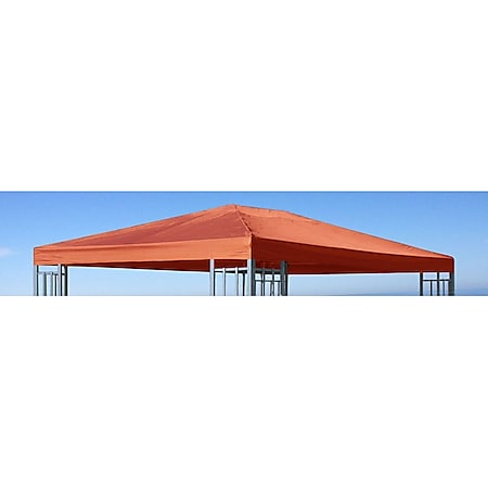Grasekamp Ersatzdach zu Aluoptik Pavillon 3x4m  Terrakotta Rankpavillon universell - Bild 1