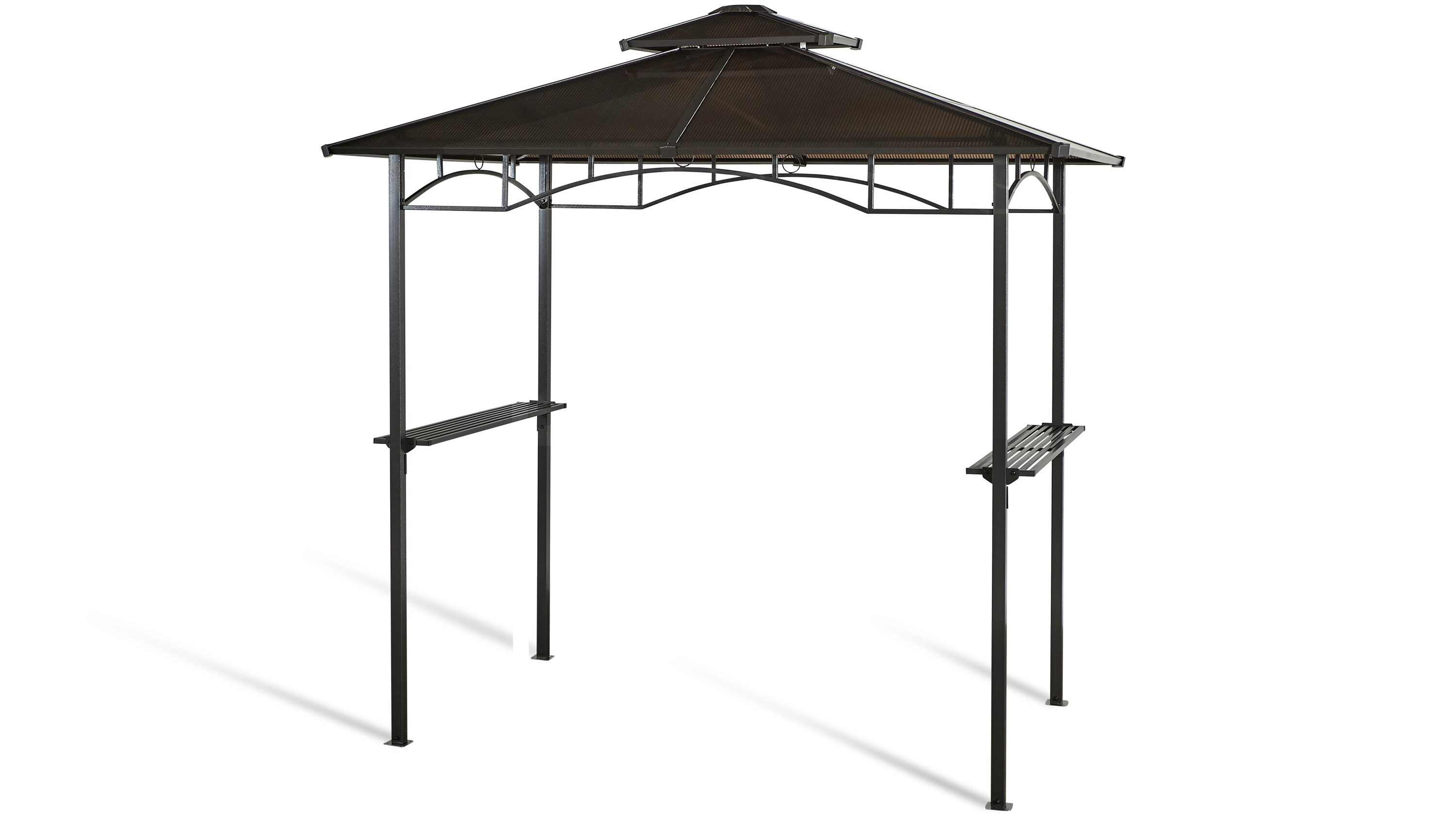 Grasekamp Hardtop BBQ Grill Pavillon 1,5x2,4m  Doppelstegplatten Polycarbon  Grillpavillon - Bild 1