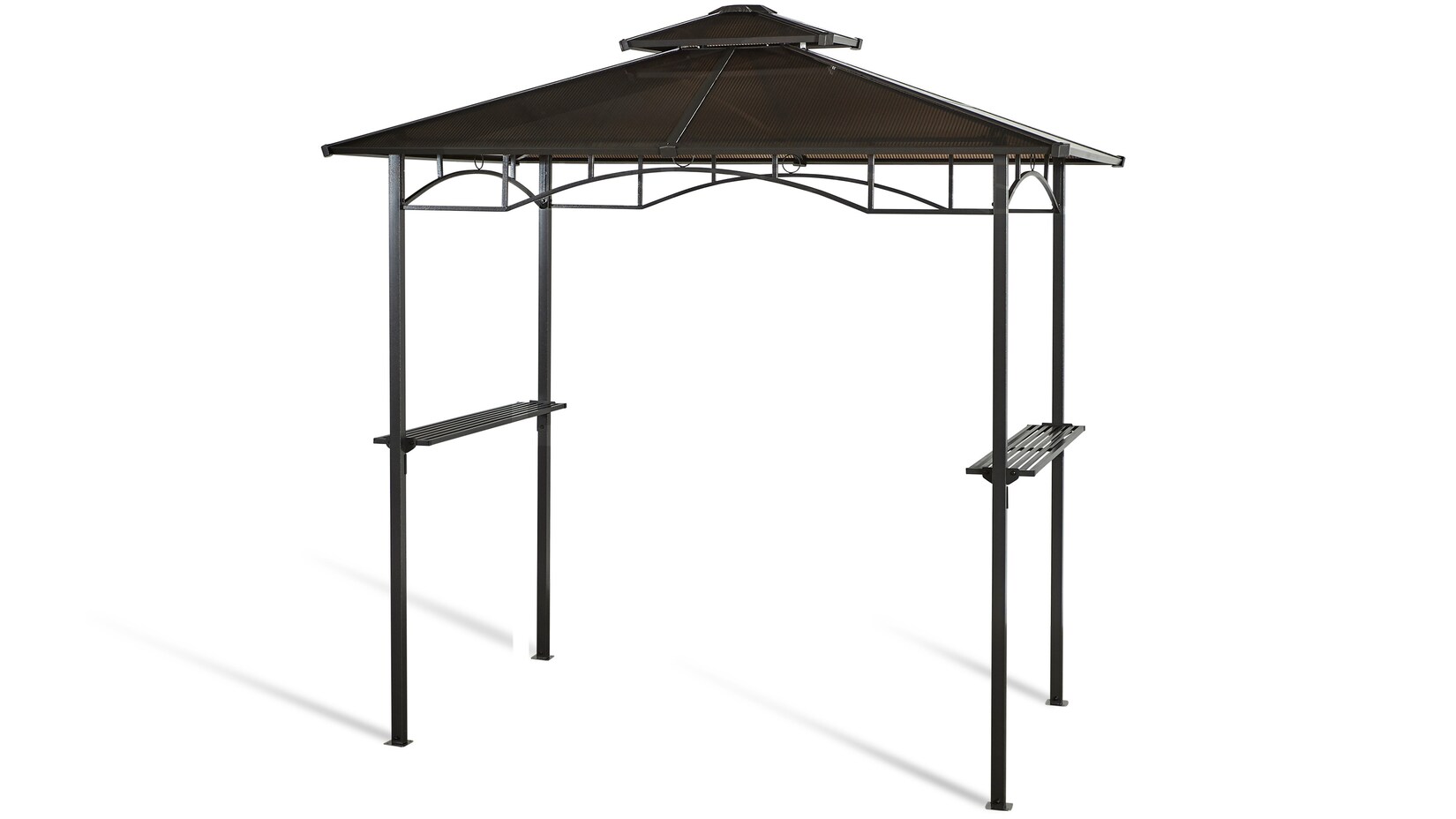 Grasekamp Hardtop BBQ Grill Pavillon 1,5×2,4m  Doppelstegplatten Polycarbon  Grillpavillon | 04001827487261