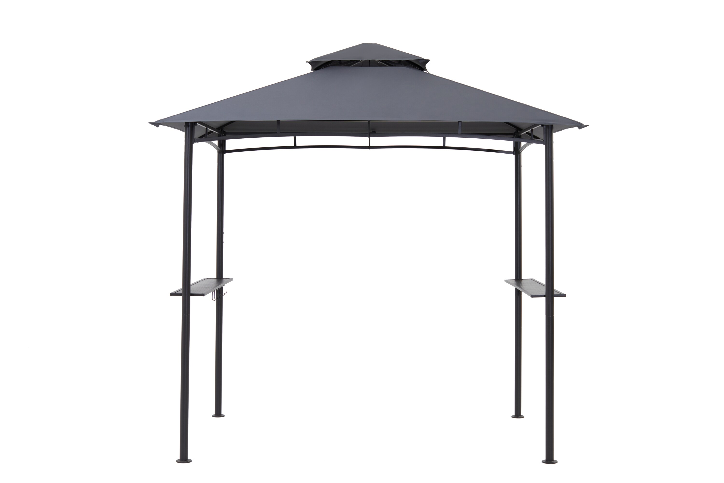 Grasekamp Grillpavillon BBQ 1,5x2,4m inkl.  Flammschutzdach grau - Bild 1