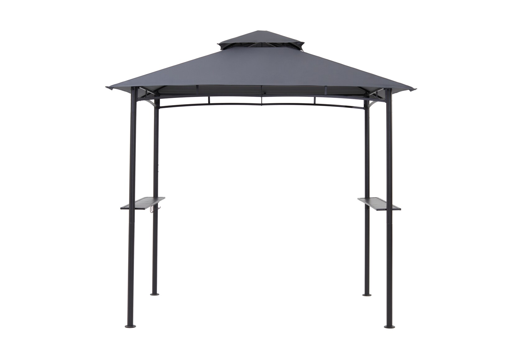 Grillpavillon BBQ 1,5x2,4m inkl.  Flammschutzdach grau