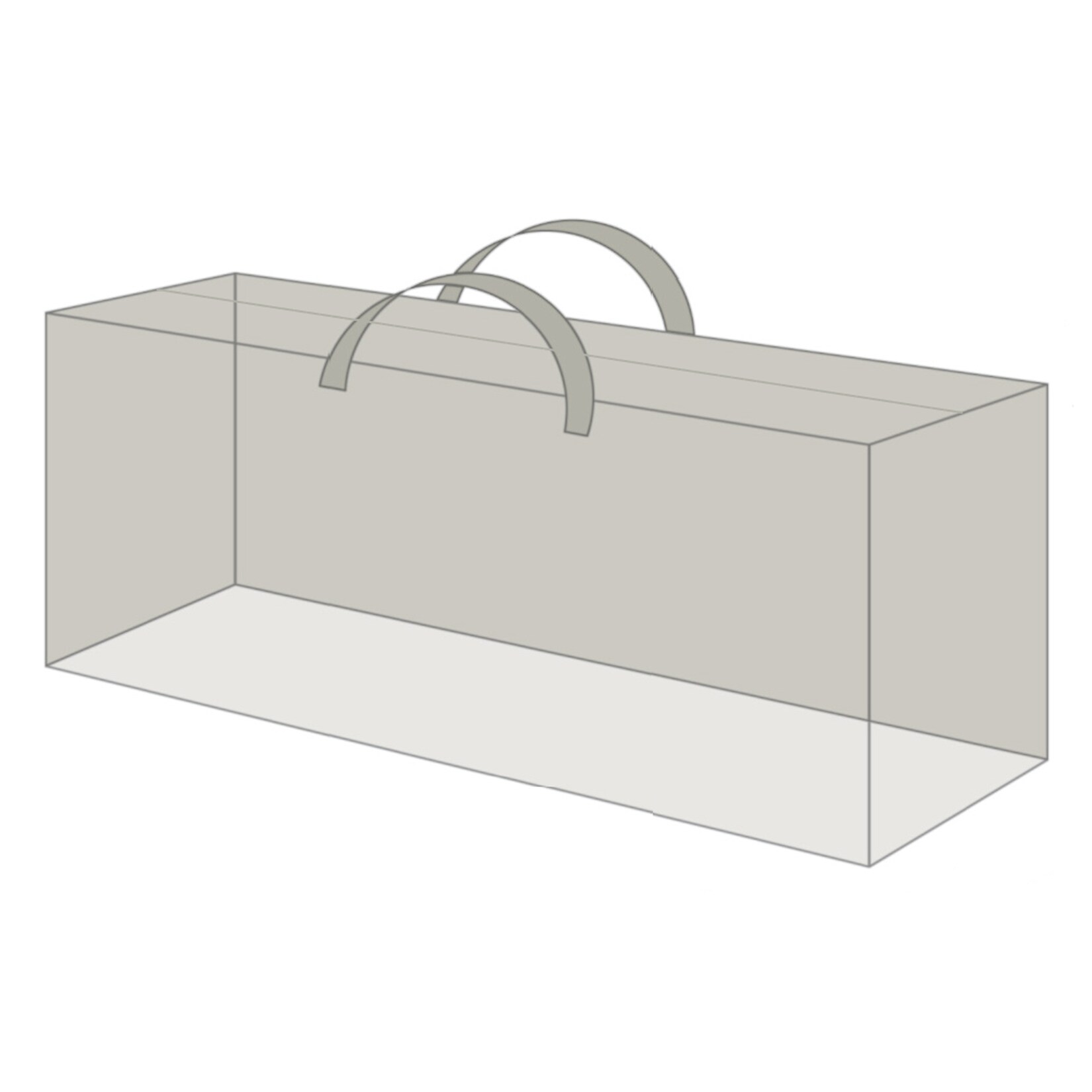 Grasekamp Black Premium Kissenschutztasche  125x32x50cm / protective bag /  atmungsaktiv / breathable | 04001827640147