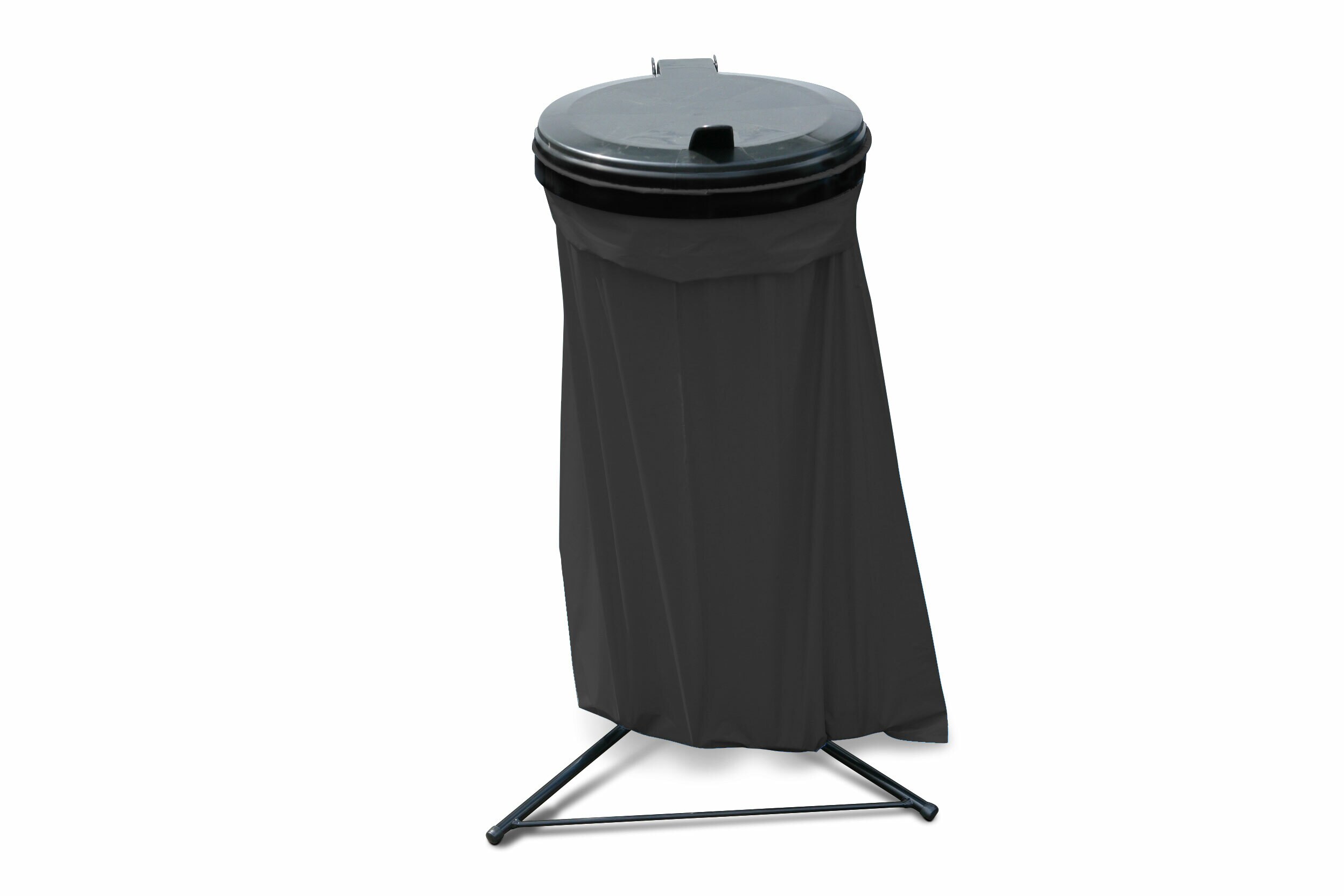 Grasekamp Abfallsammler Talent mit Deckel und 10  120L M&uuml;lls&auml;cken M&uuml;llsackst&auml;nder - Bild 1