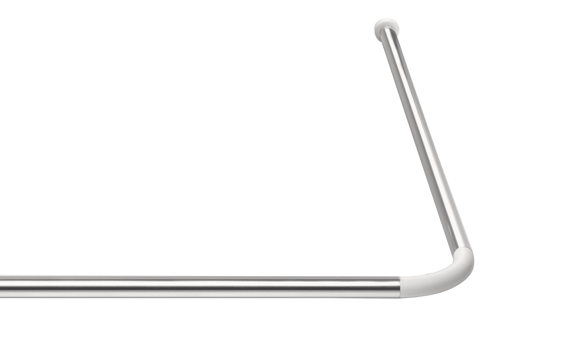 Universal-Winkelstange Graz &Oslash; 20 mm chrom gl&auml;nzend 170x90 cm - Bild 1