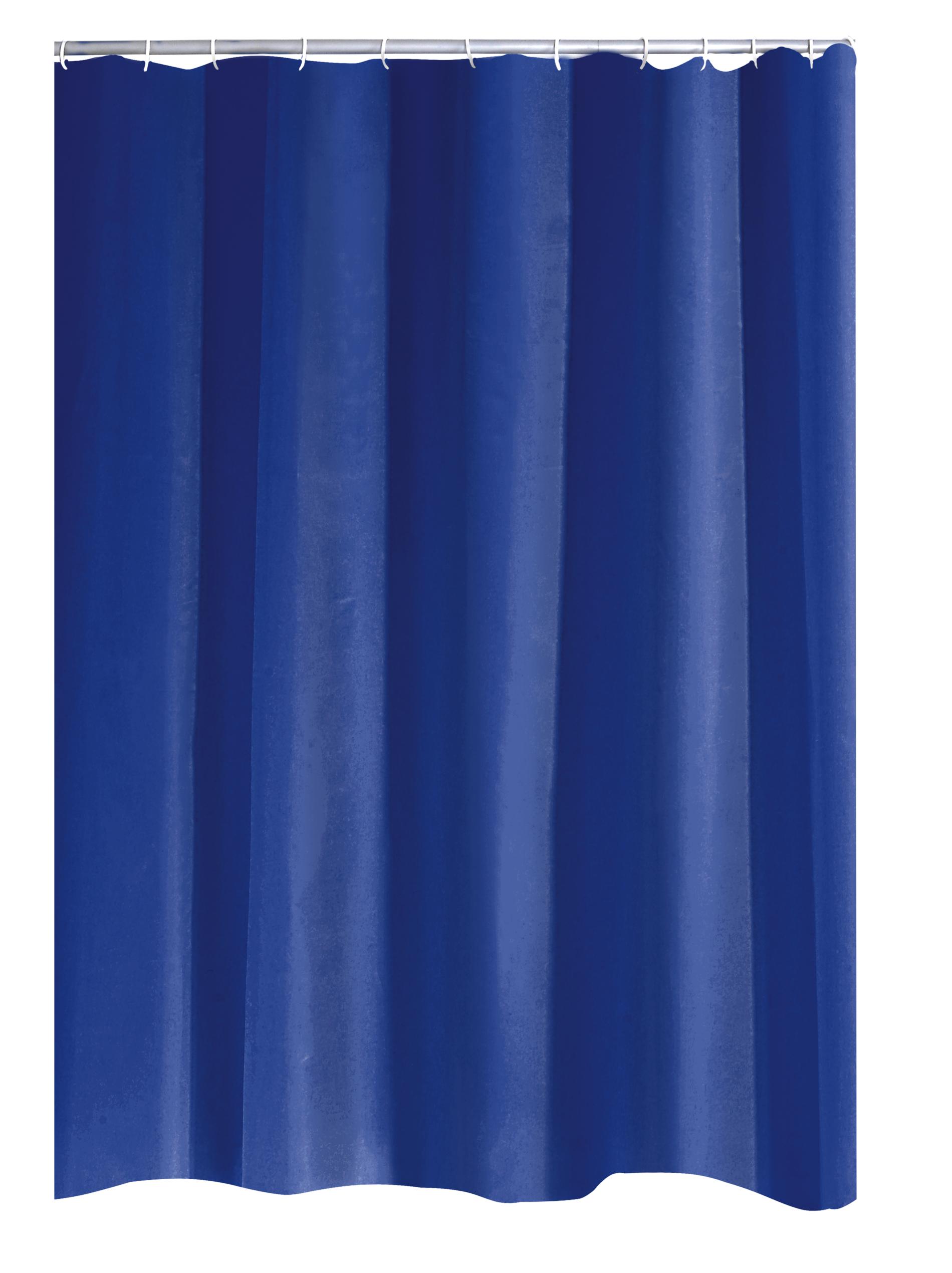 Duschvorhang Folie Standard ultramarinblau 120x200 cm - Bild 1