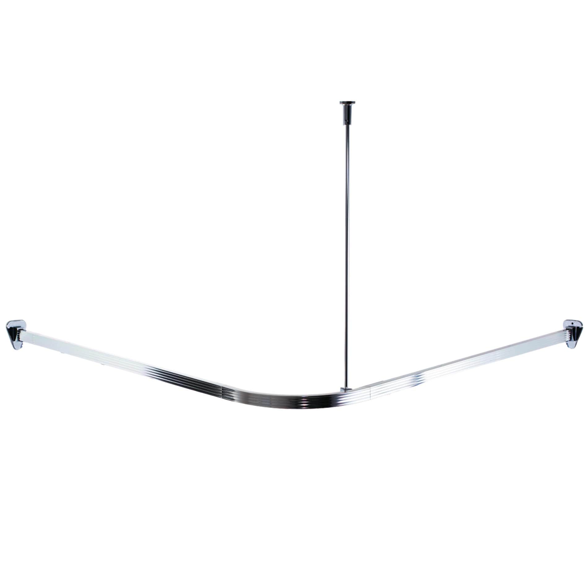 Universal-Vorhangschiene Bruck chrom gl&auml;nzend 90x90x90 cm - Bild 1