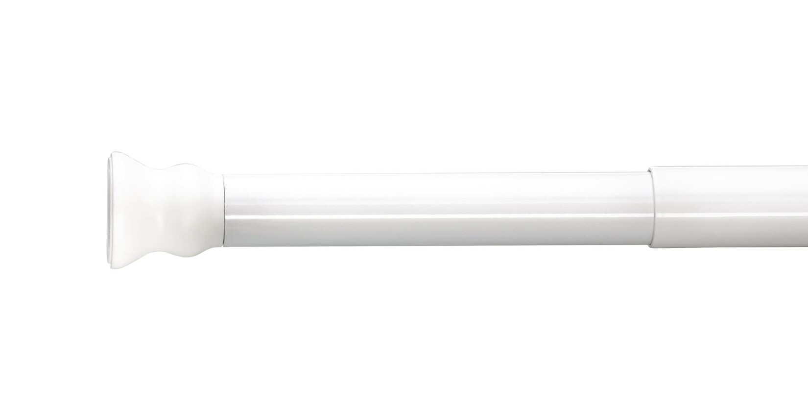 Ridder Duschstange ohne Bohren 'Wien' Ø 25 mm weiß 70-115 cm