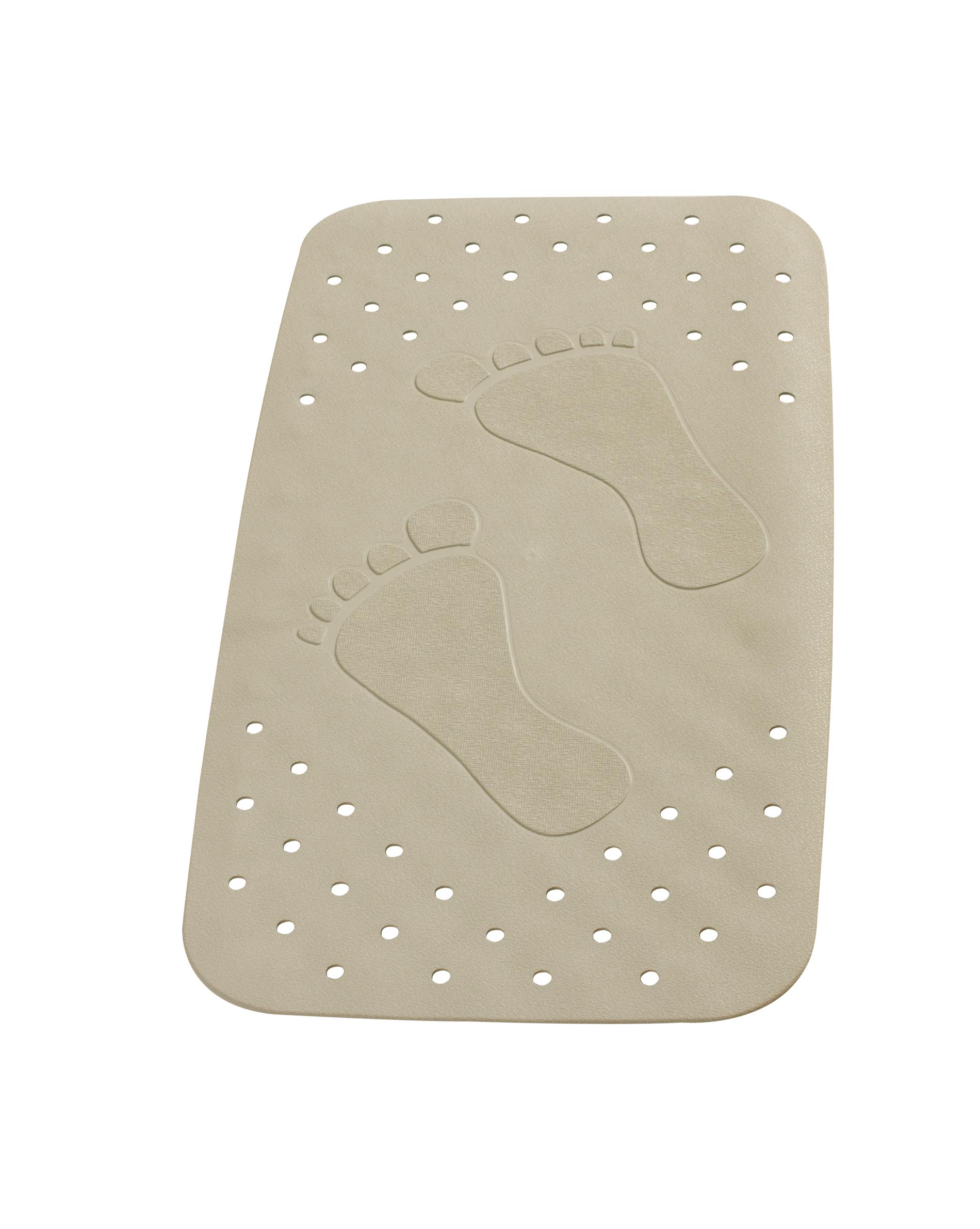 Wanneneinlage Plattfu&szlig; beige 38x72 cm - Bild 1