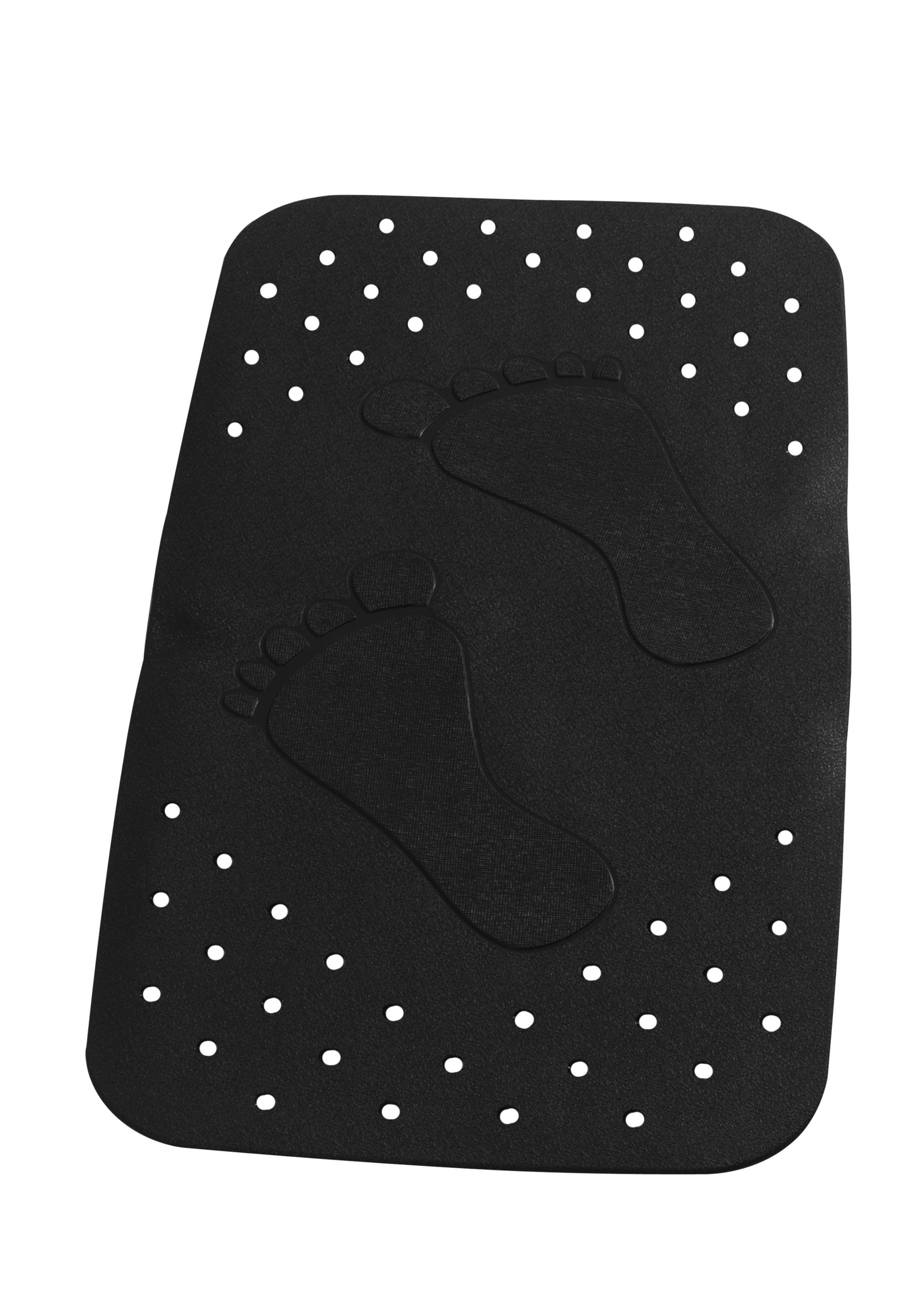 Wanneneinlage Plattfu&szlig; schwarz 38x72 cm - Bild 1