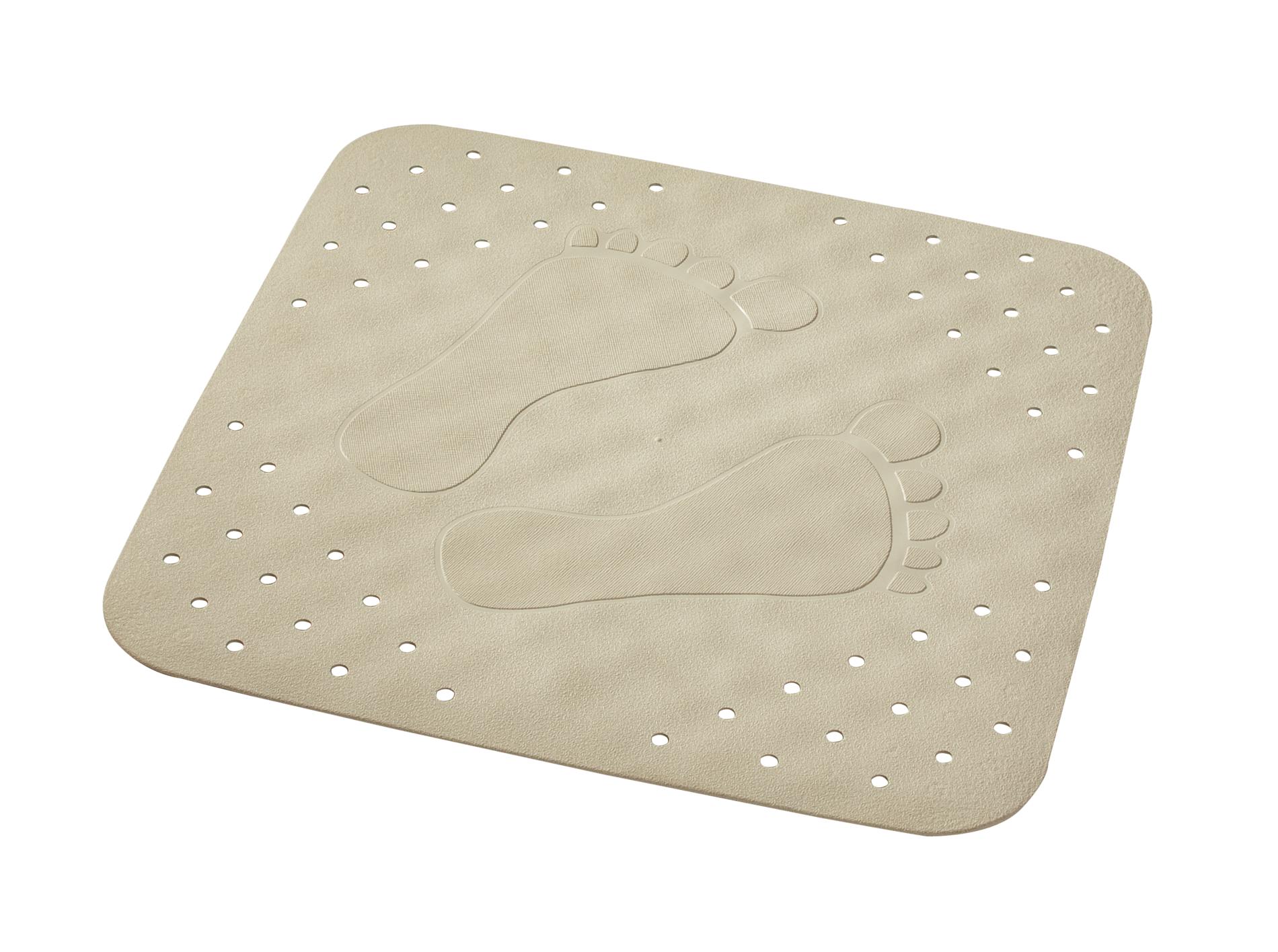 Duscheinlage Plattfu&szlig; beige 54x54 cm - Bild 1