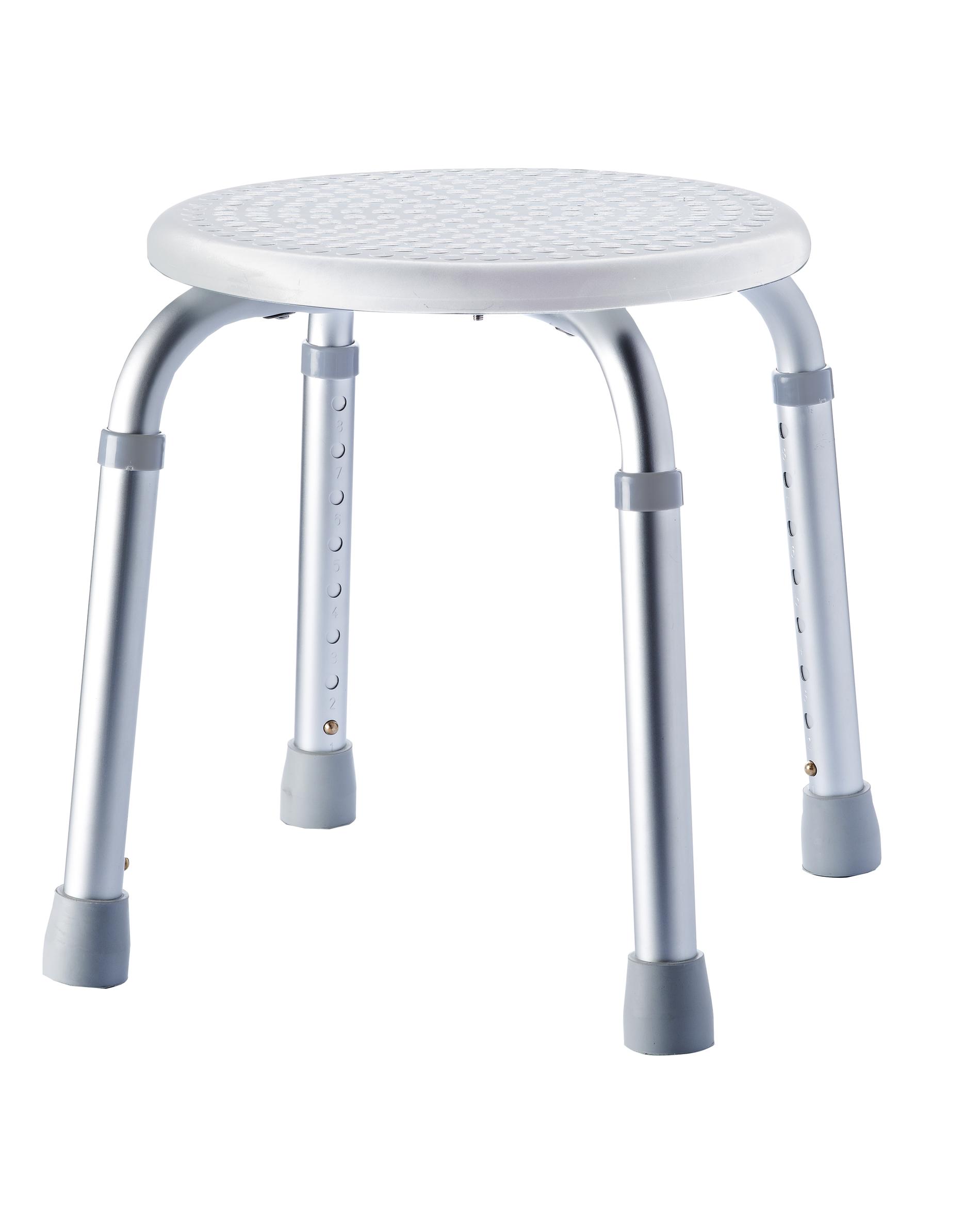 Bad-Hocker Ted, h&ouml;henverstellbar wei&szlig; - Bild 1