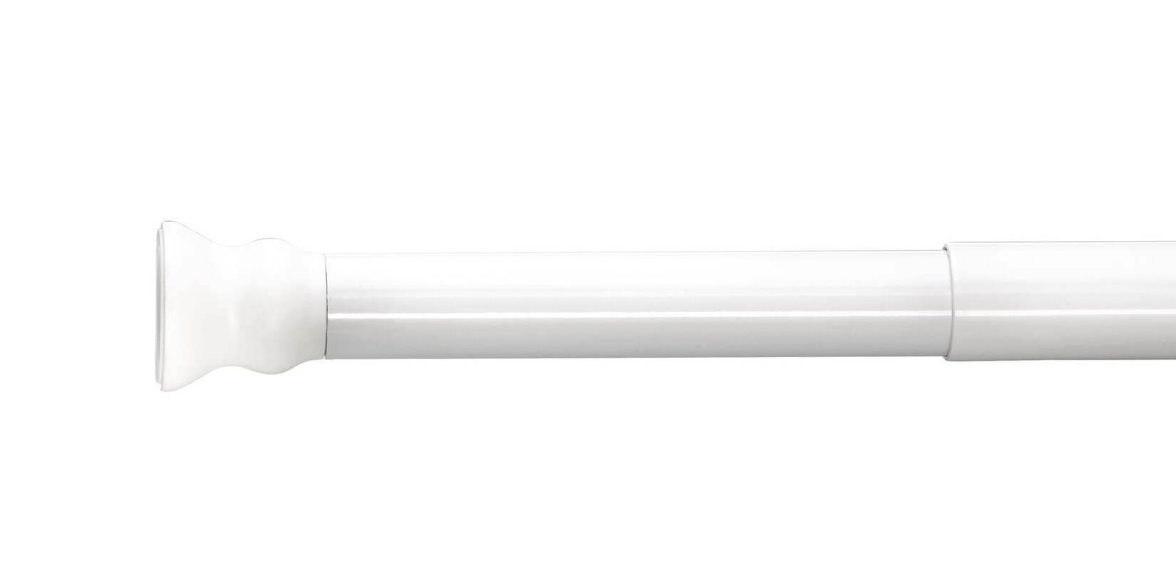 Duschstange ohne Bohren 'Wien' Ø 25 mm weiß 110-185 cm