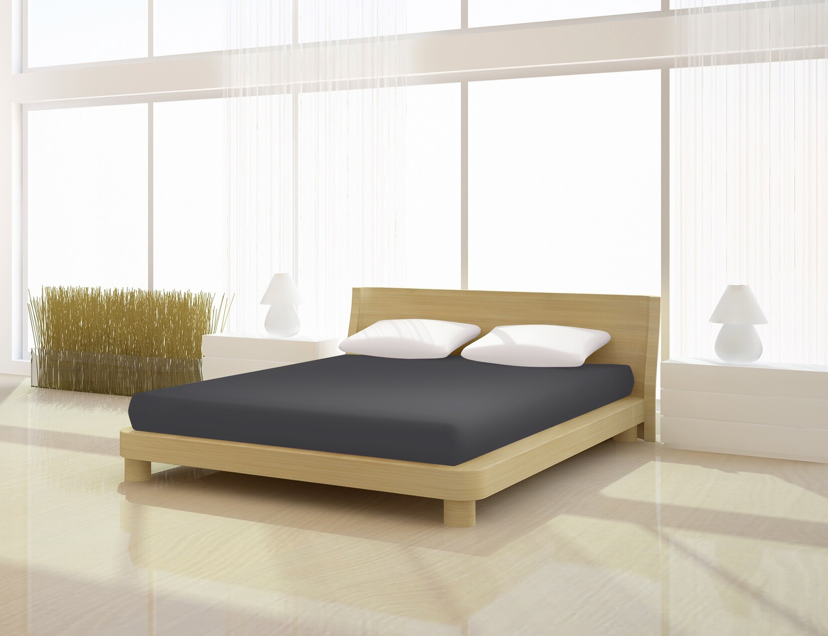 Mr. Sandman Spannbetttuch Elastan basic 180-200 x 200-220 cm