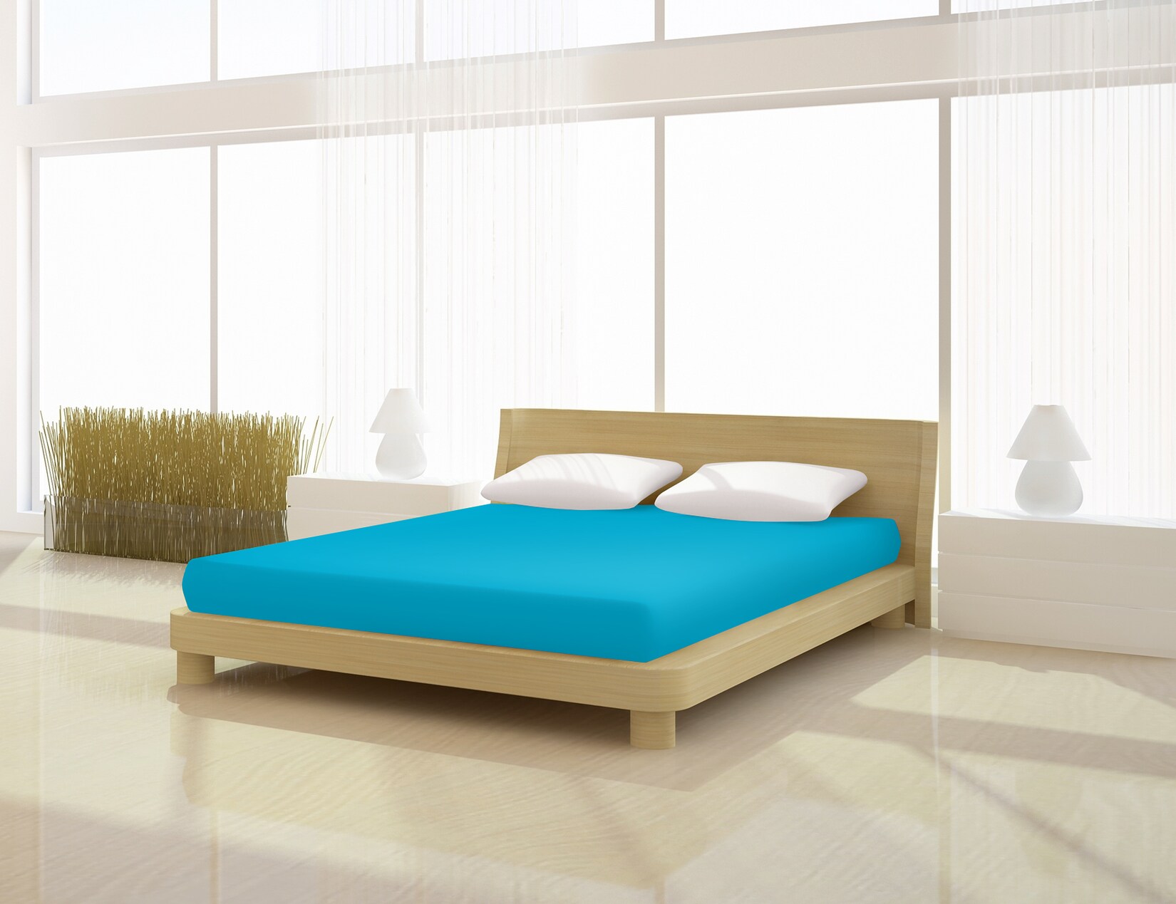 Mr. Sandman Topper Spannbetttuch Full Elastan de luxe 180 x 200 cm
