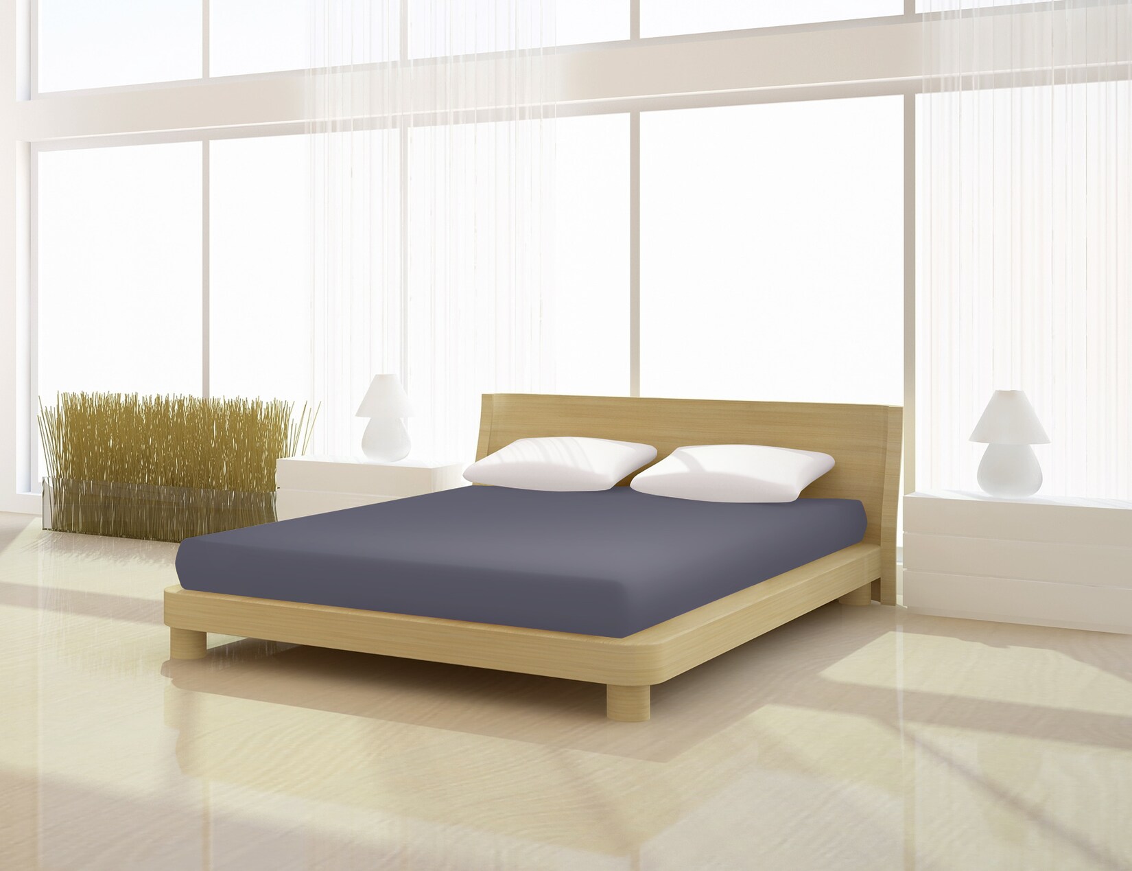 Mr. Sandman Topper Spannbetttuch Full Elastan de luxe 200 x 200 cm
