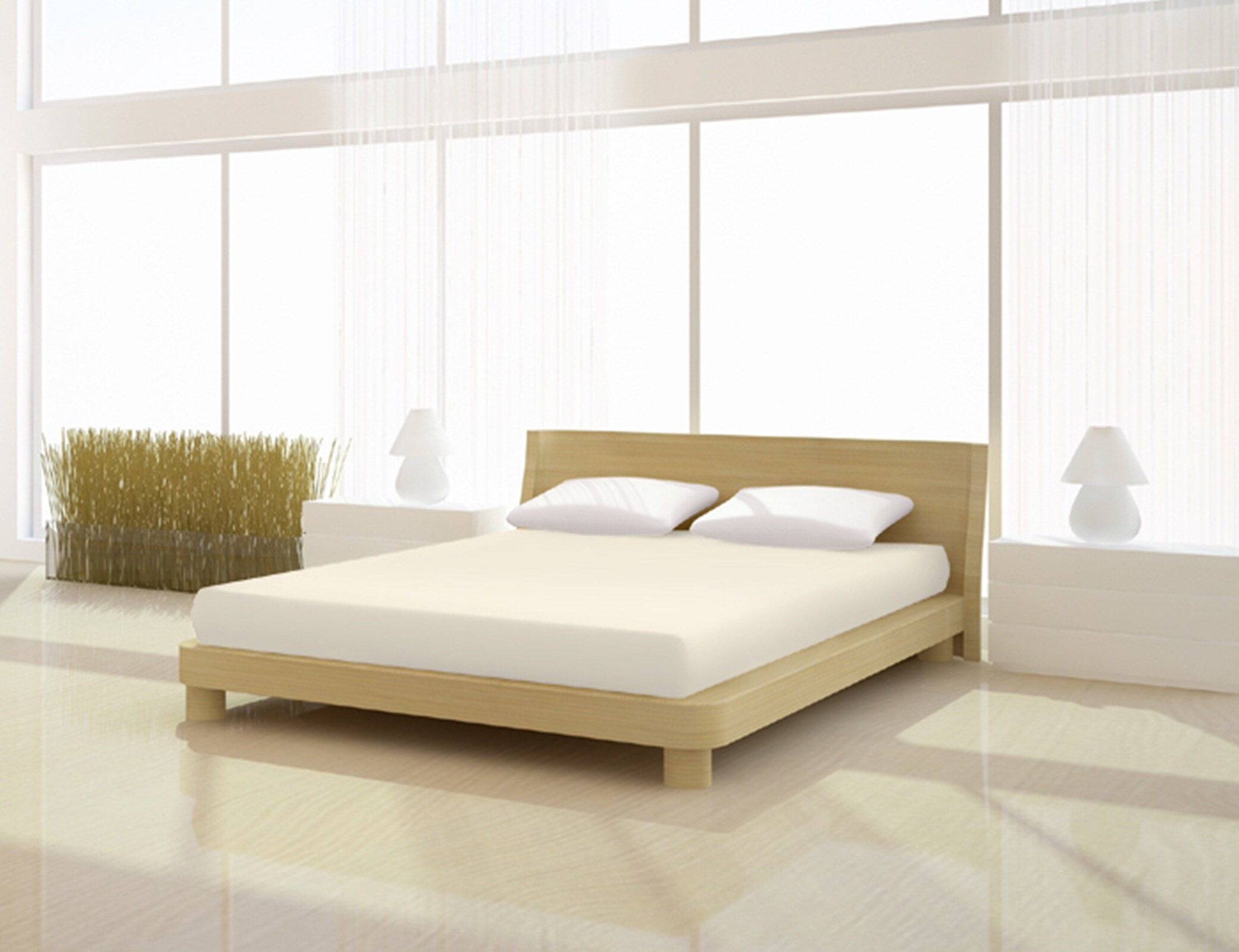 Mr. Sandman Spannbetttuch Jersey natur 140 - 160 x 200 cm - Bild 1