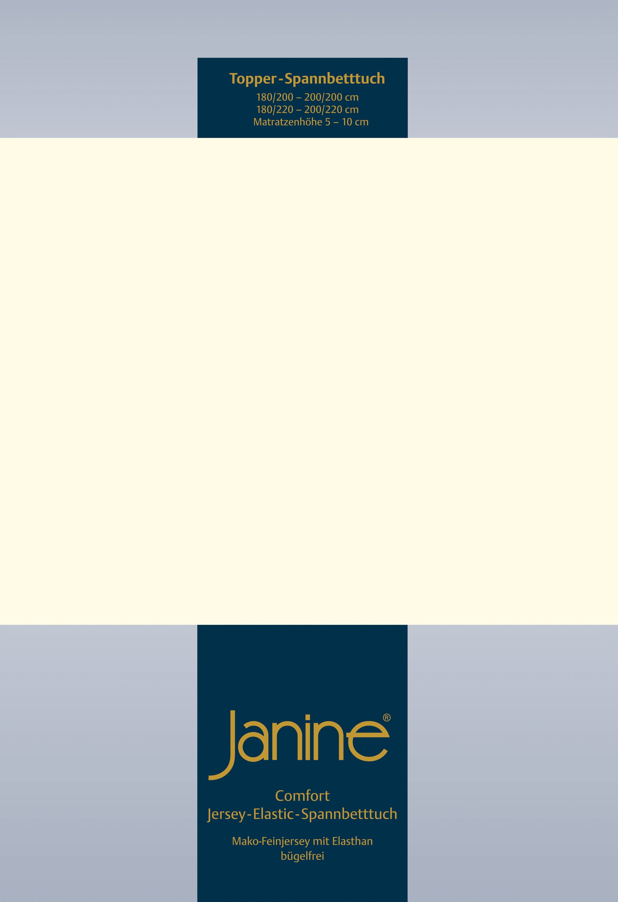 Janine Topper Spannbetttuch Elastic Jersey - Bild 1