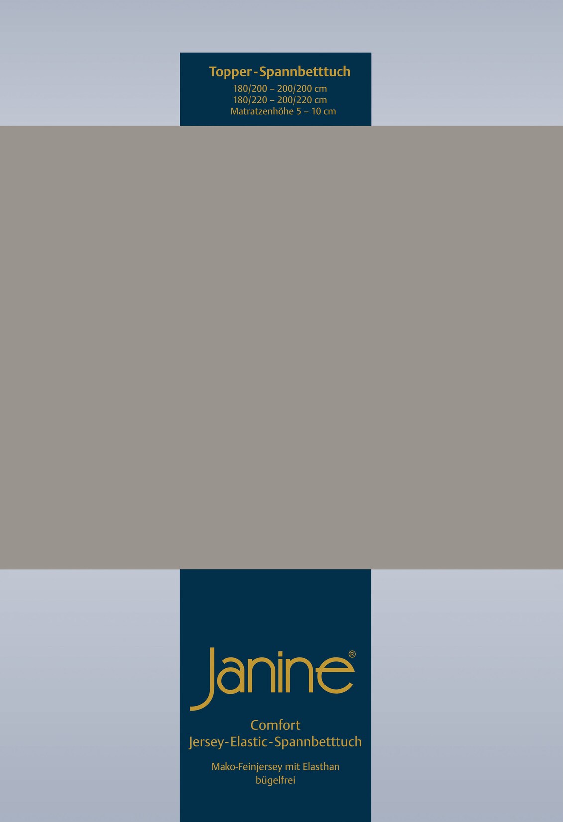 Janine Topper Spannbetttuch Elastic Jersey