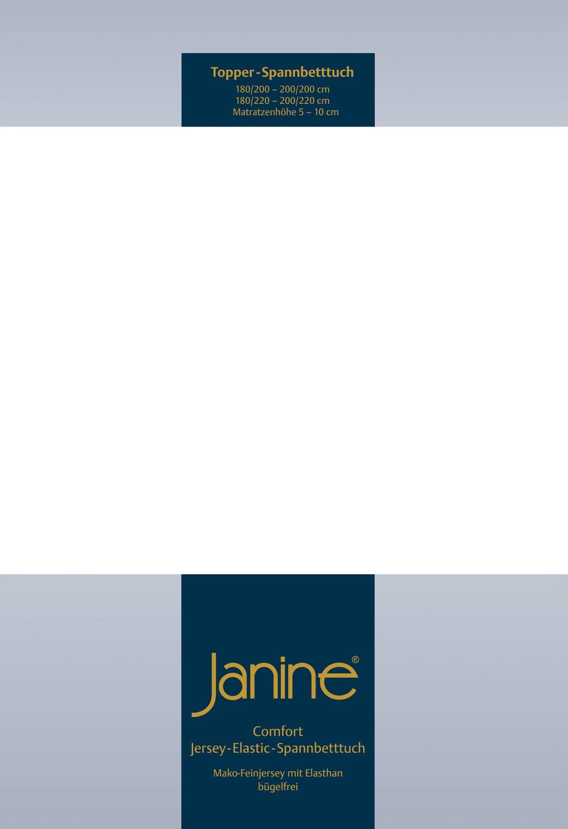 Janine Topper Spannbetttuch Elastic Jersey