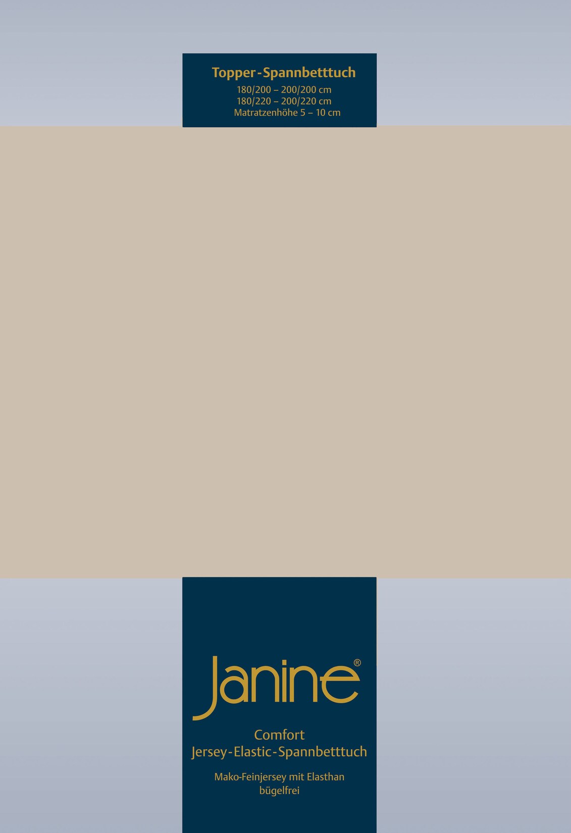 Janine Topper Spannbetttuch Elastic Jersey
