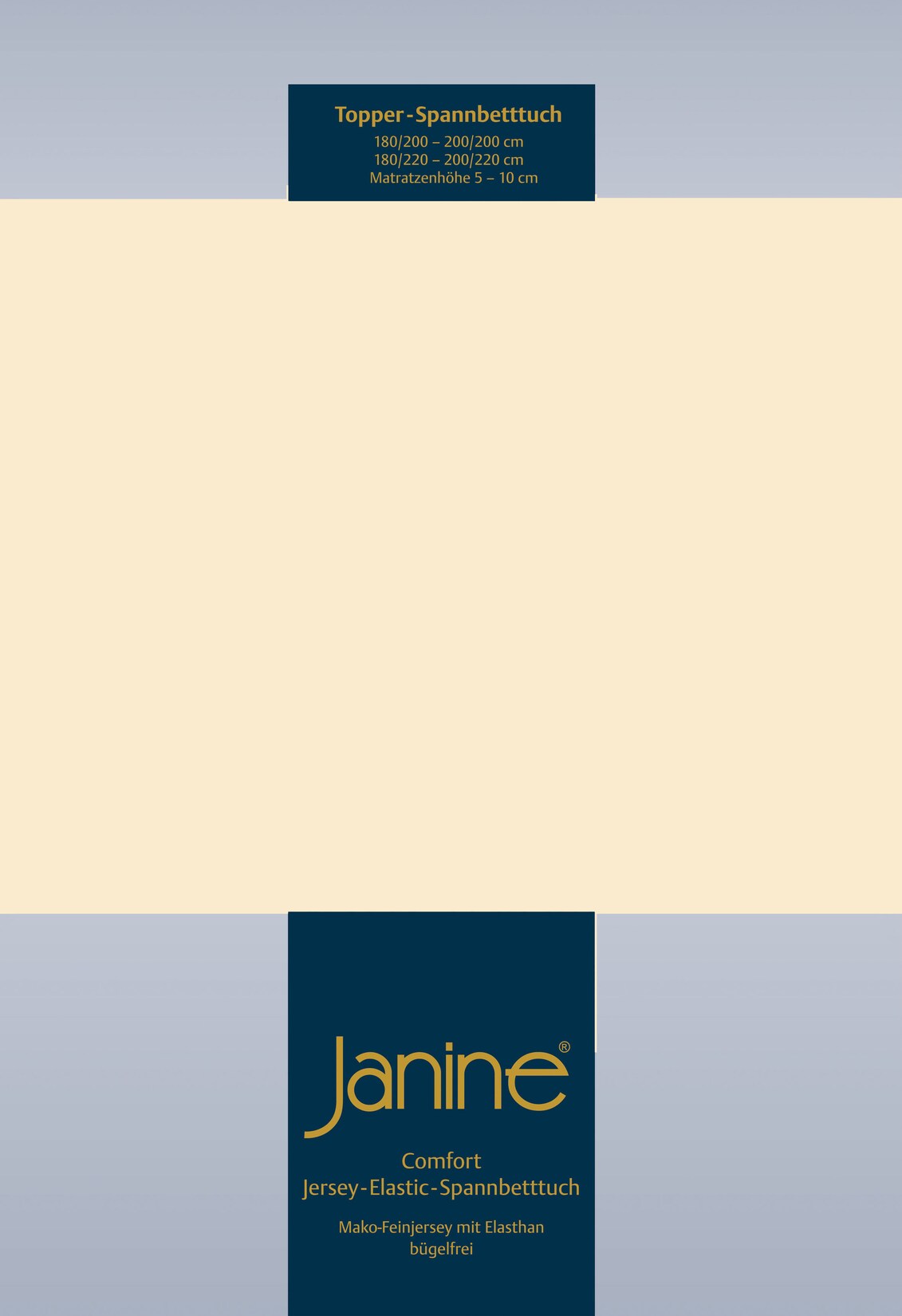Janine Topper Spannbetttuch Elastic Jersey