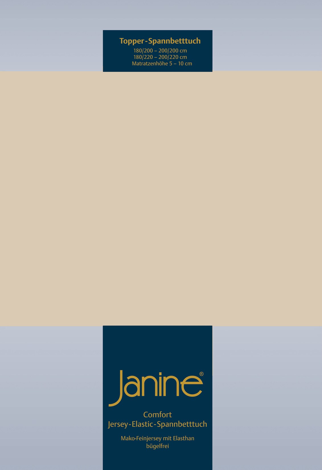 Janine Topper Spannbetttuch Elastic Jersey