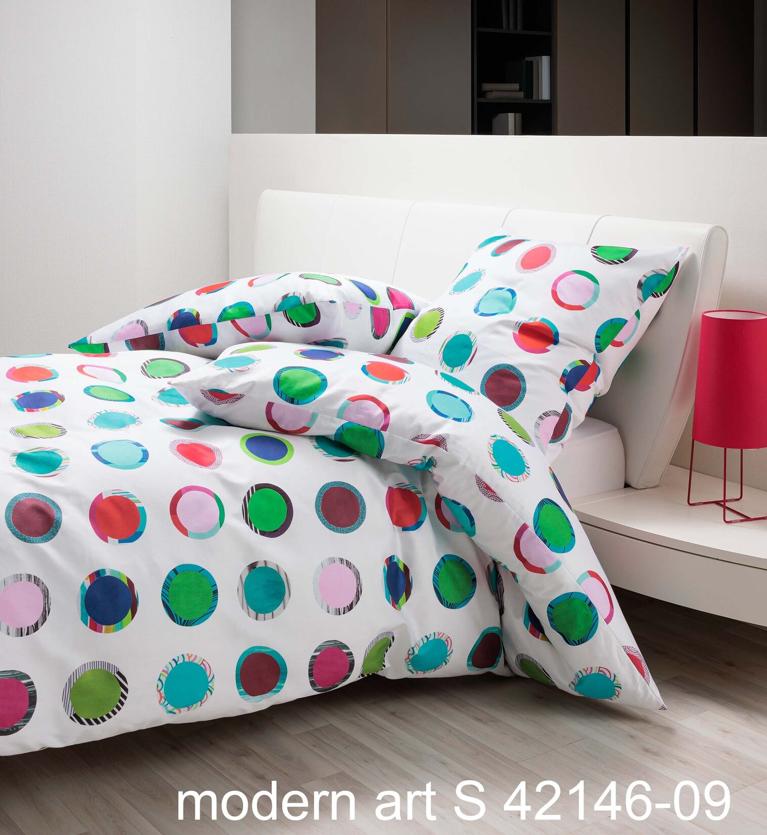 Janine Baumwoll Bettwäsche Modern Art