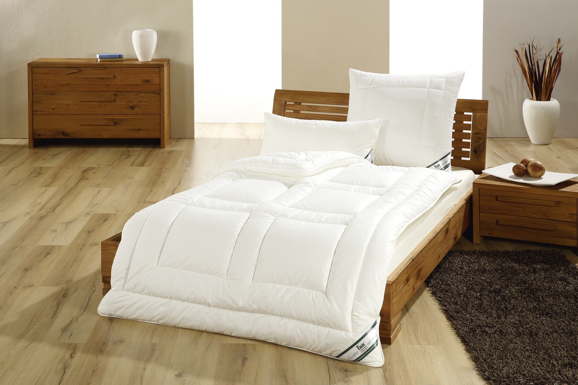 f.a.n. Frankenstolz Leicht-Steppbett African Cotton 135x200 - Bild 1