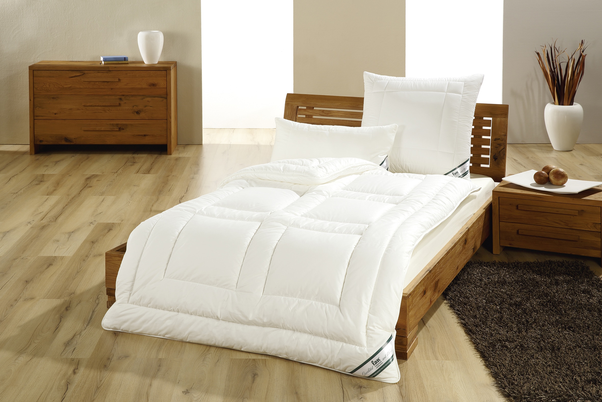 f.a.n. Frankenstolz Leicht-Steppbett African Cotton 155x220 - Bild 1