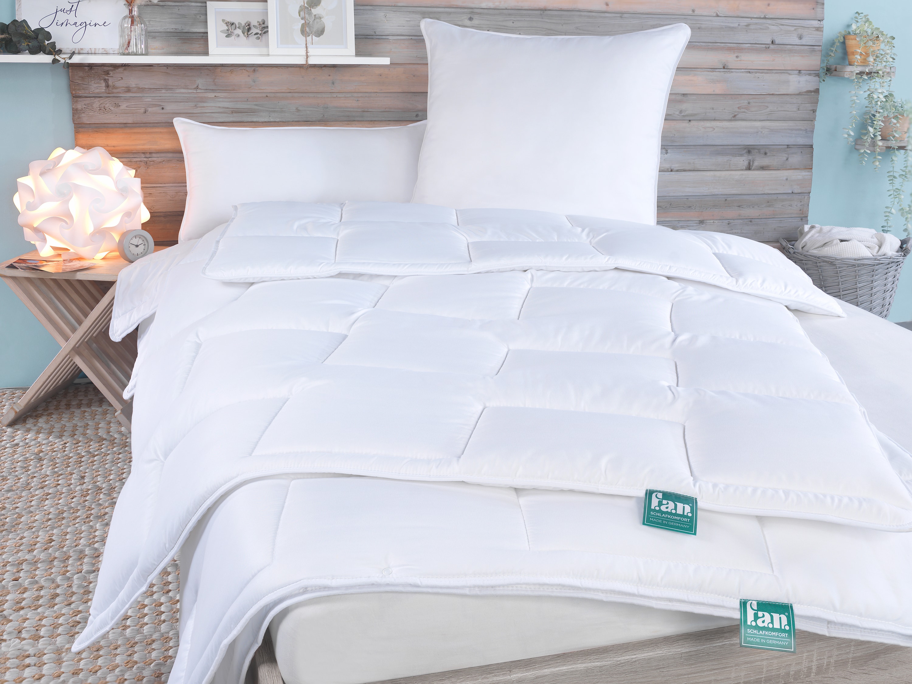 f.a.n. Frankenstolz Bettdecke Denver Duo-Steppbett 135x200 cm - Bild 1
