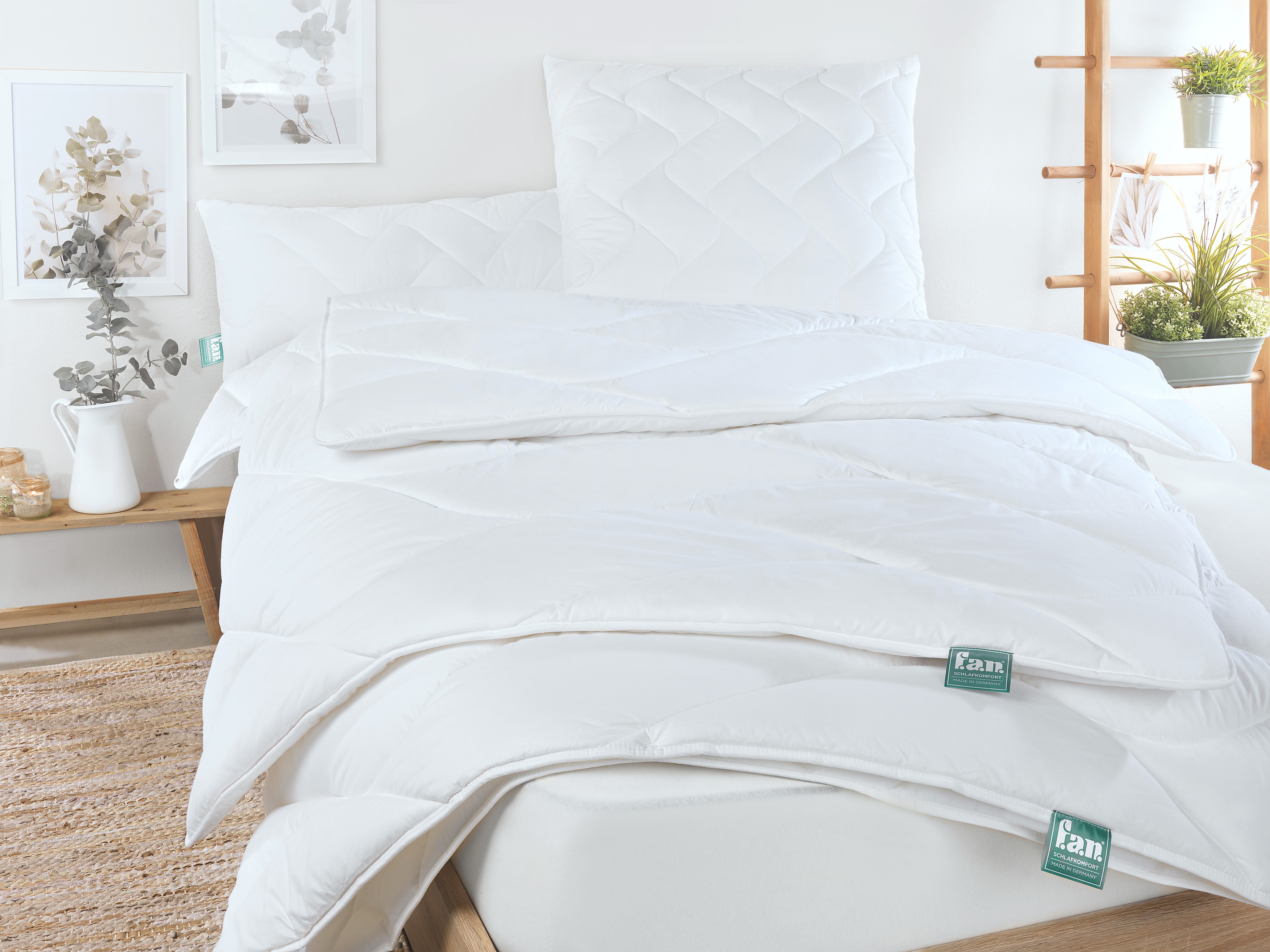 f.a.n. Frankenstolz Bettdecke Medicott Soft Vierjahreszeiten-Steppbett 135x200 cm - Bild 1