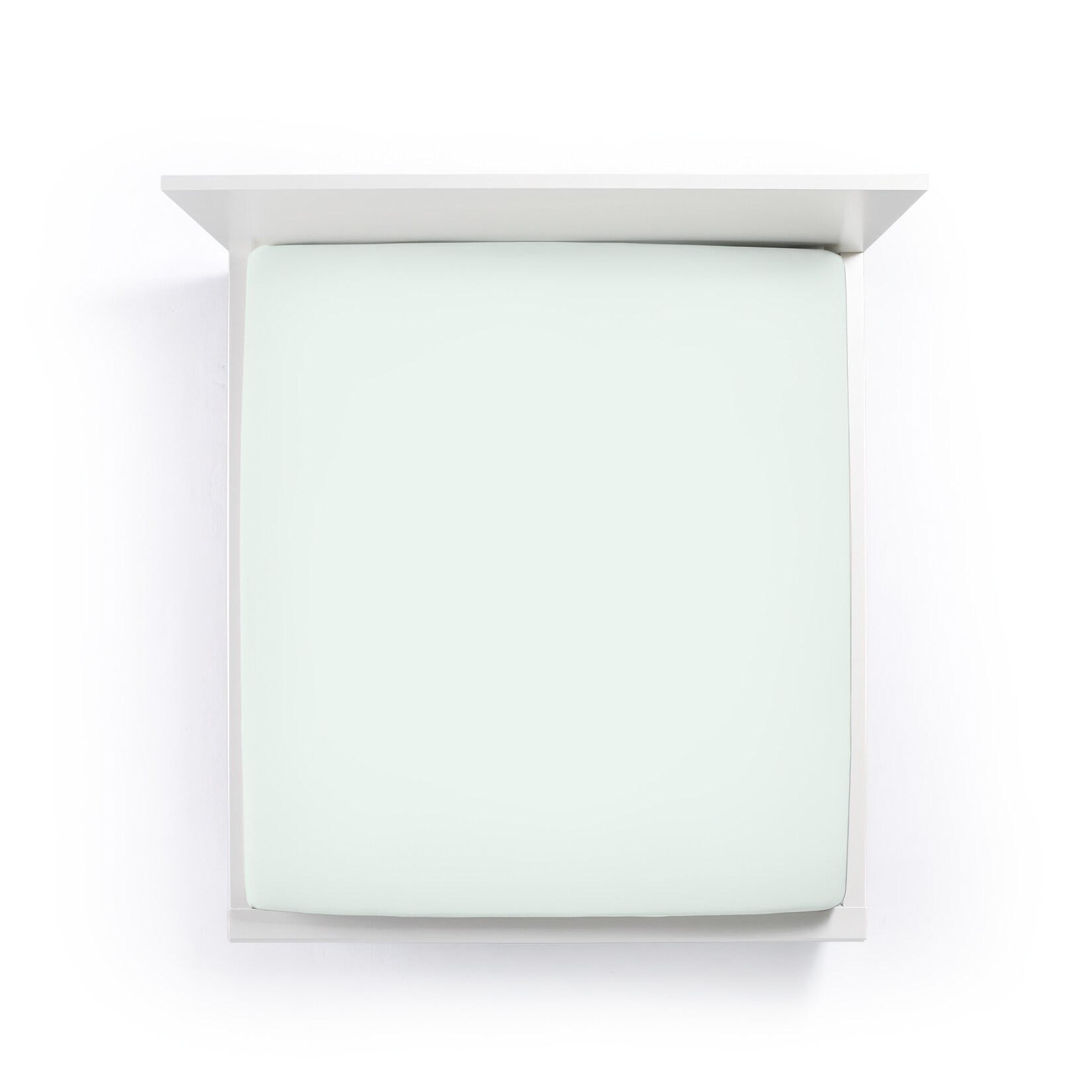 FORMESSE Sábana bajera de jersey BELLA DONNA 90/190 cm - 100/220 cm Verde pastel verde
