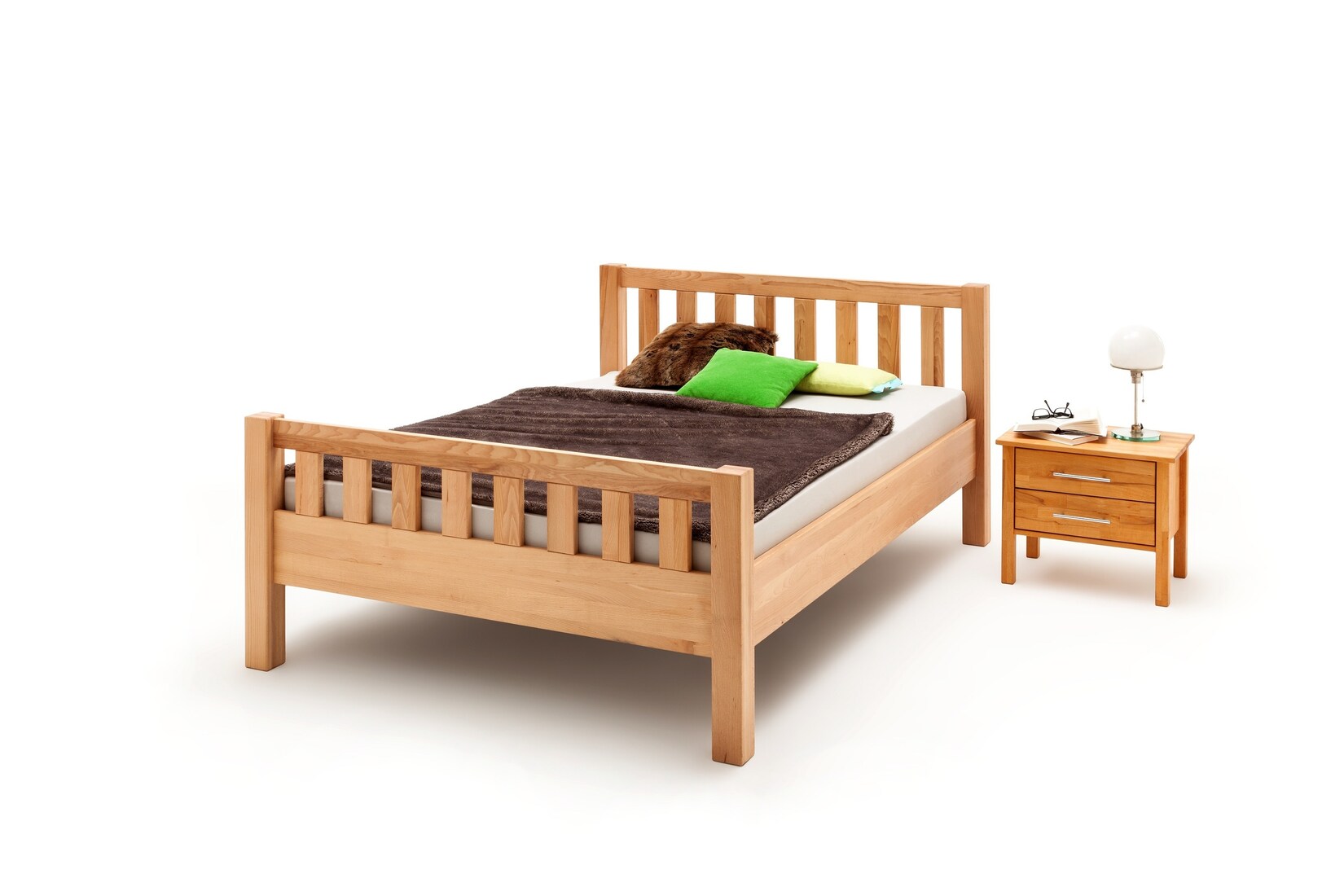 Vaja Möbel Komfortbett Ben Kernbuche 180 x 200 cm