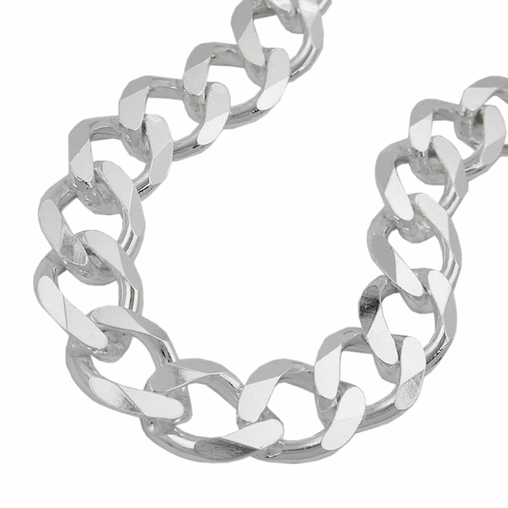 Gallay Kette 11x2mm Weitpanzer Silber 925 50cm - Bild 1