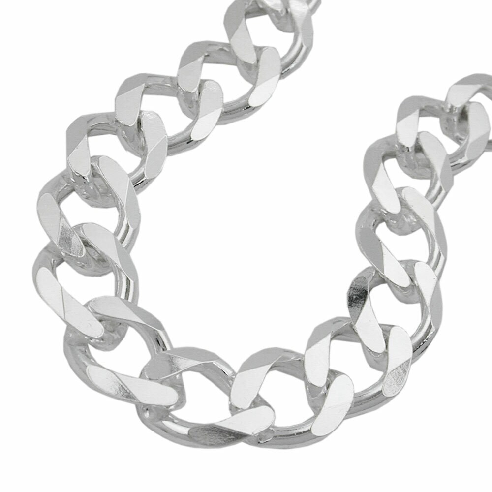 Gallay Kette 11x2mm Weitpanzer Silber 925 50cm