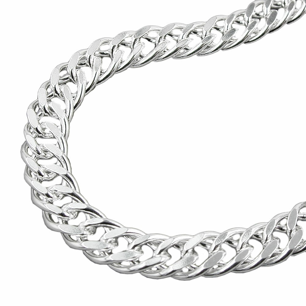 Gallay Armband 6mm Zwillingspanzerkette Silber 925 21cm - Bild 1