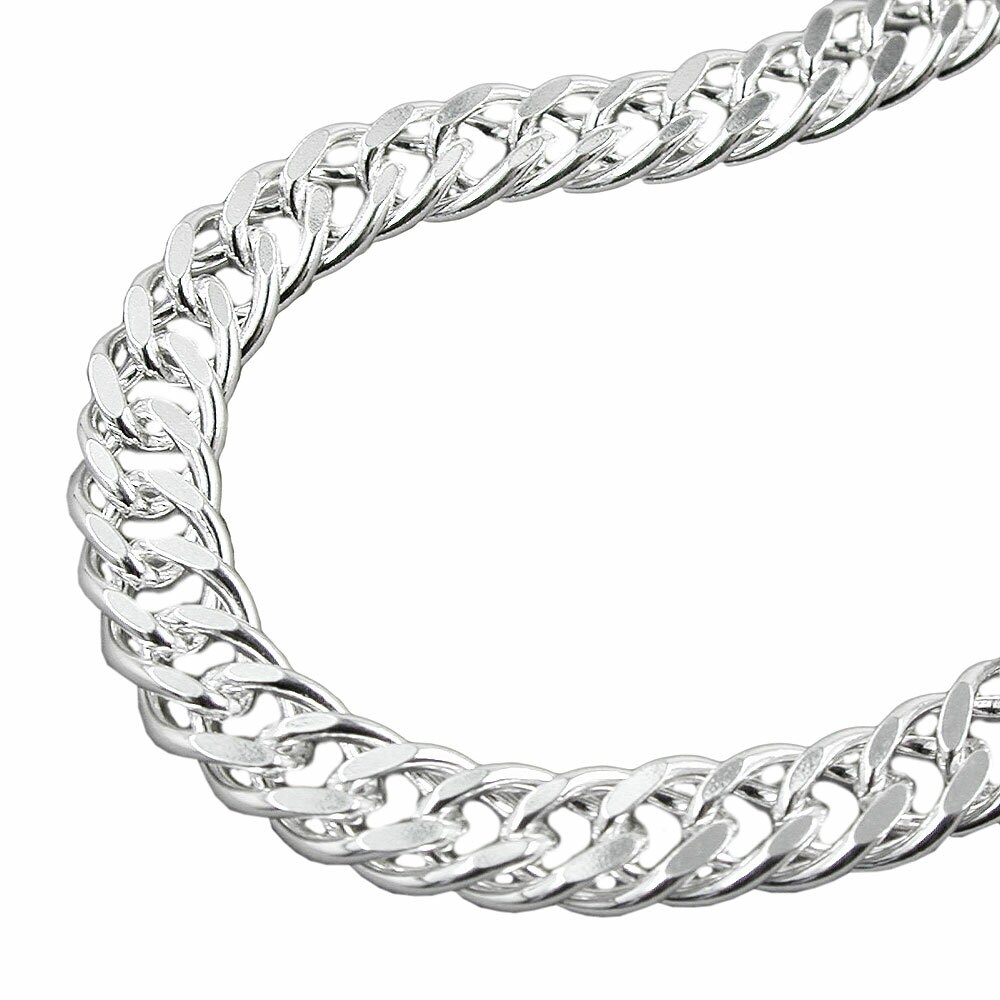Gallay Kette 6mm Zwillingspanzerkette Silber 925 50cm - Bild 1