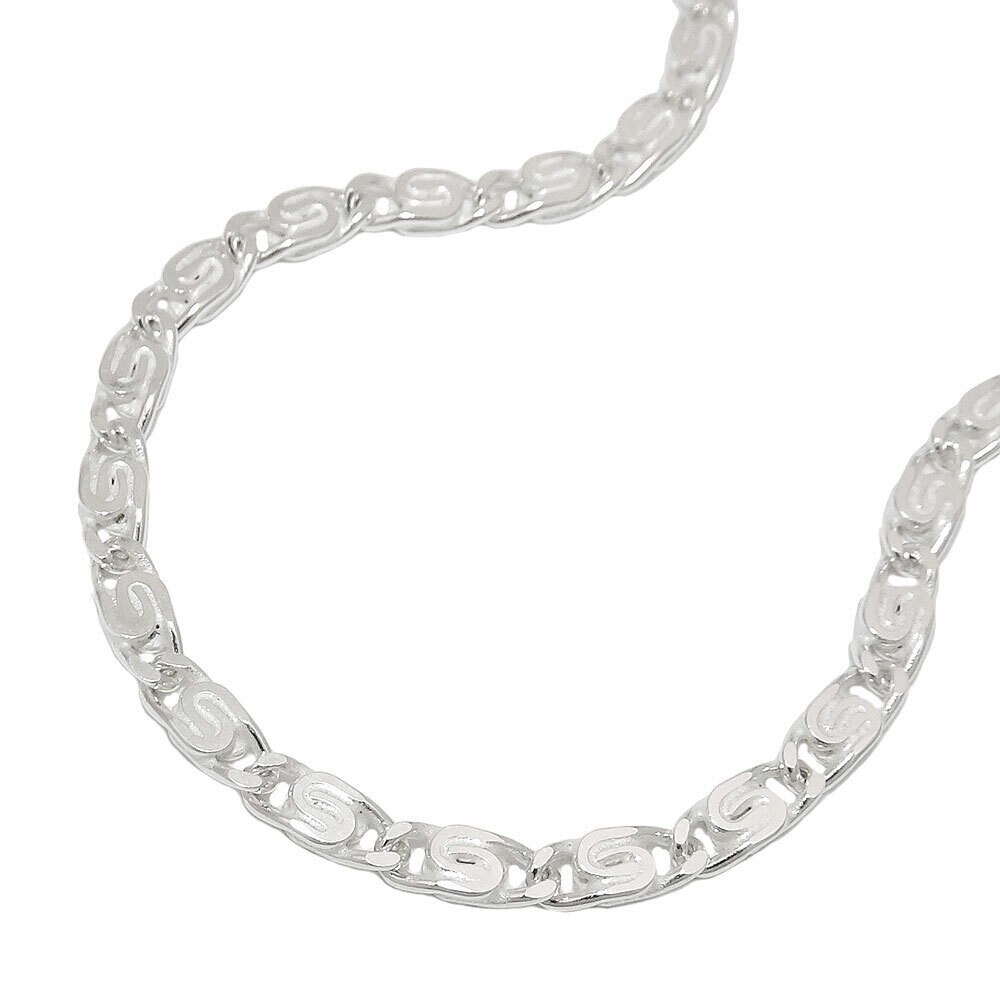 Gallay Kette 3,2mm S-Panzerkette flach diamantiert Silber 925 50cm