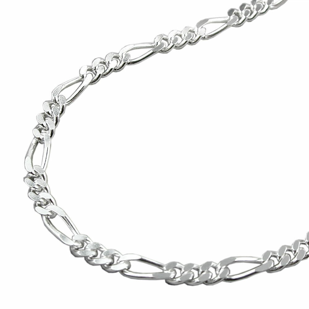 Gallay Kette 3mm Figaro Panzer Silber 925 45cm - Bild 1
