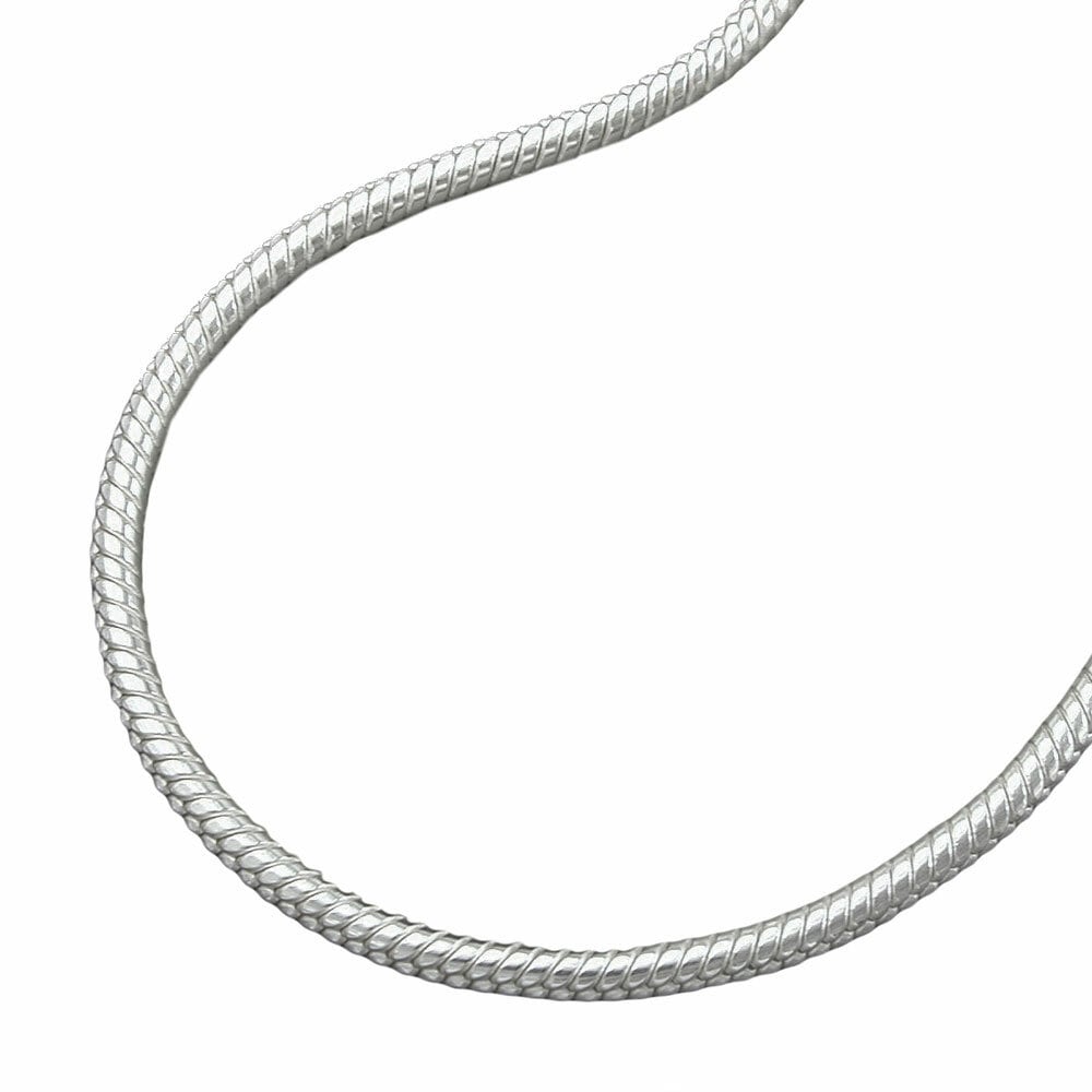 Gallay Kette Schlange 1,5mm rund Silber 925 45cm - Bild 1