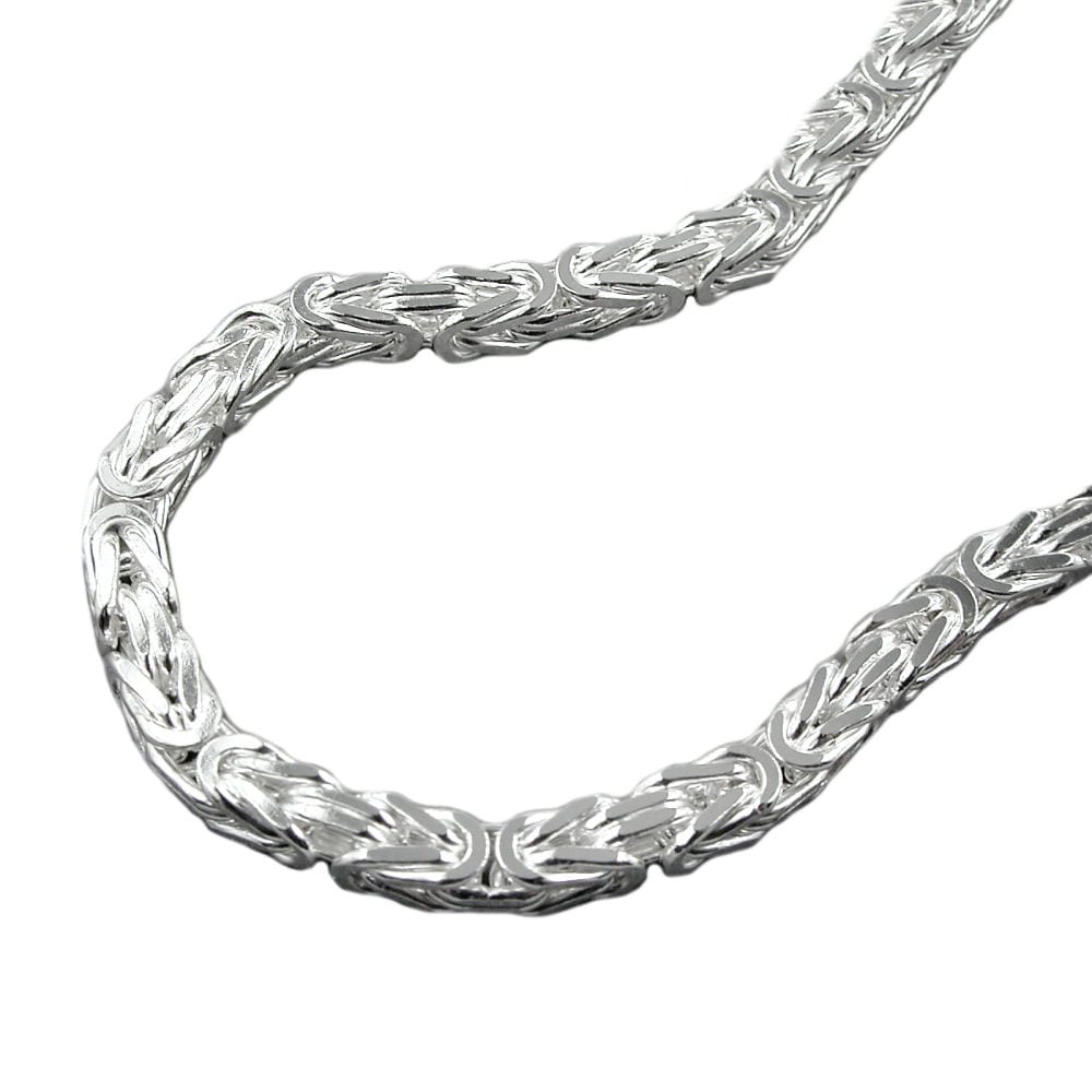 Gallay Kette 3x3mm K&ouml;nigskette vierkant gl&auml;nzend Silber 925 60cm - Bild 1