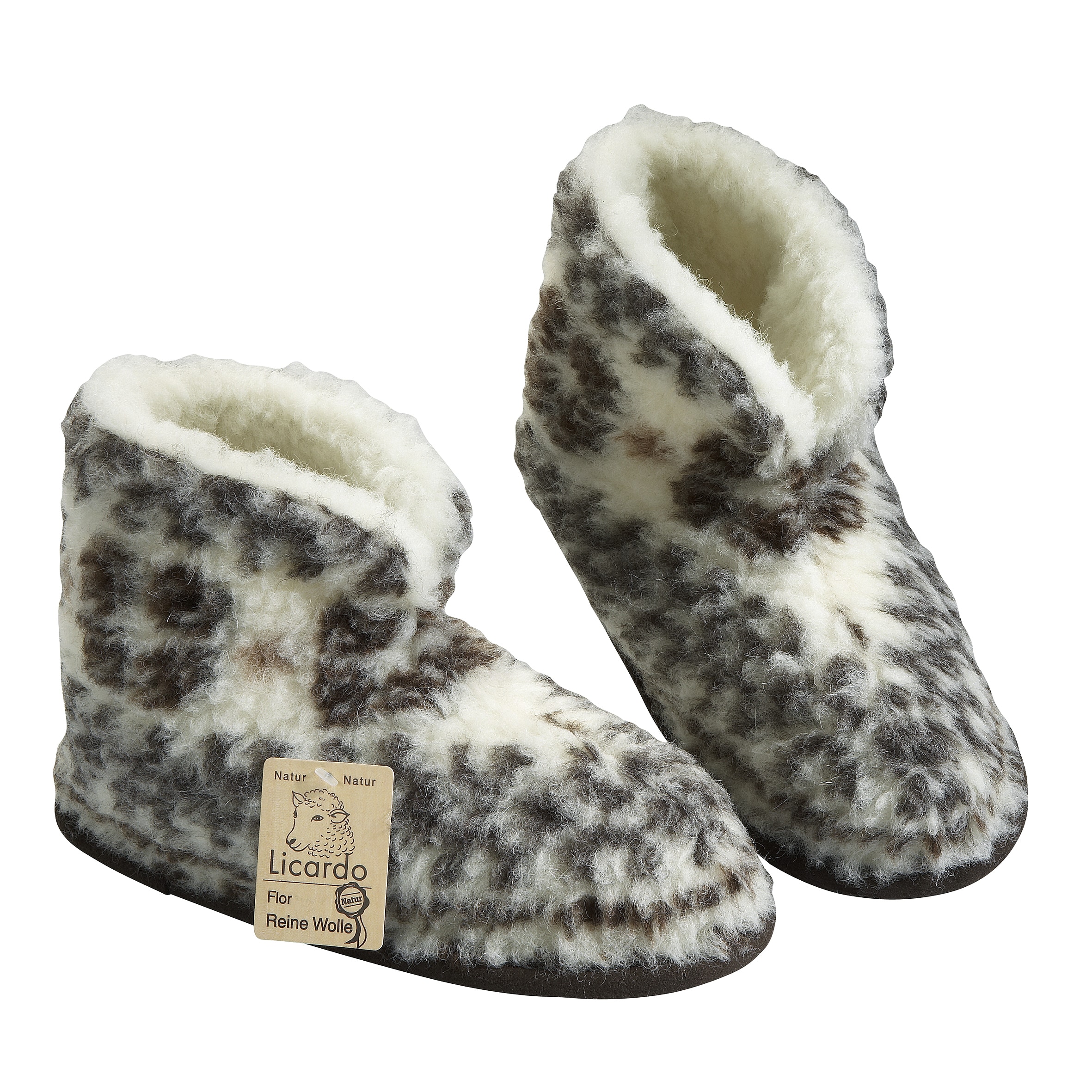 Linke Licardo Hausschuhe Heimschuh HS 18 Wolle Malm&ouml; - Bild 1