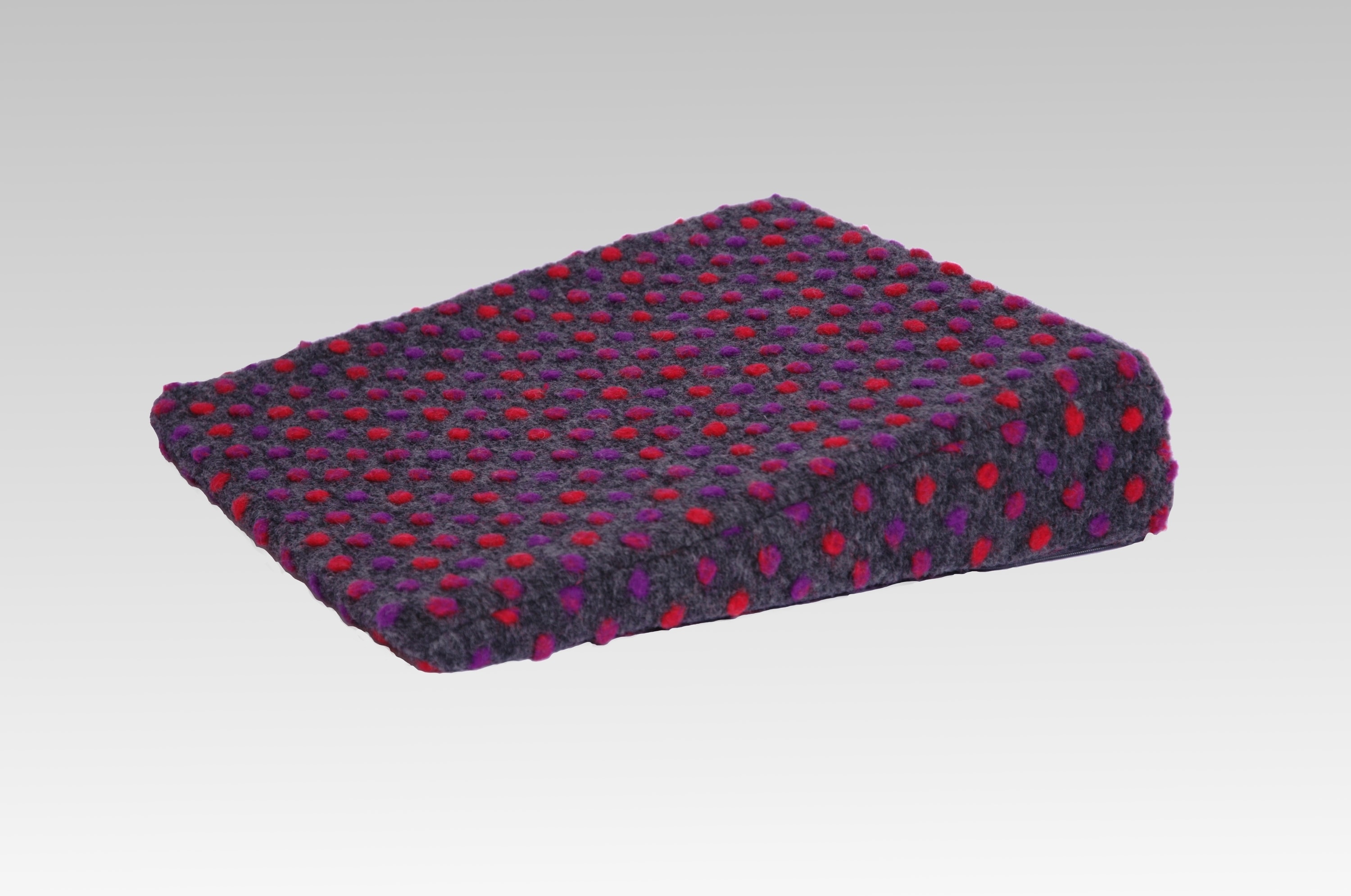 Linke Licardo Keilkissen Therapiekeil Wolle Noppen 40 x 40 x8/1 cm - Bild 1